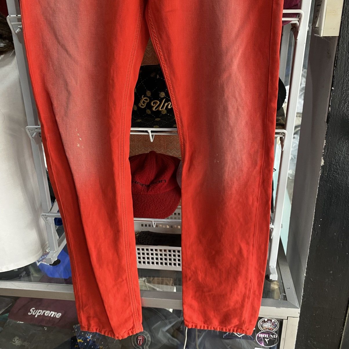 Diesel Diesel Krayver Vintage Red Distressed Jeans Size US 34 / EU 50 - 4 Thumbnail