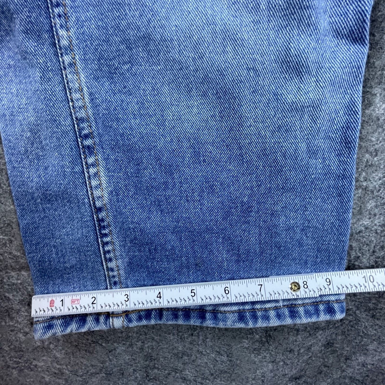 Jordache Vintage Jordache Ankle Jeans Womens 10 Blue Cotton Boot Cut Size 32" / US 10 / IT 46 - 4 Thumbnail