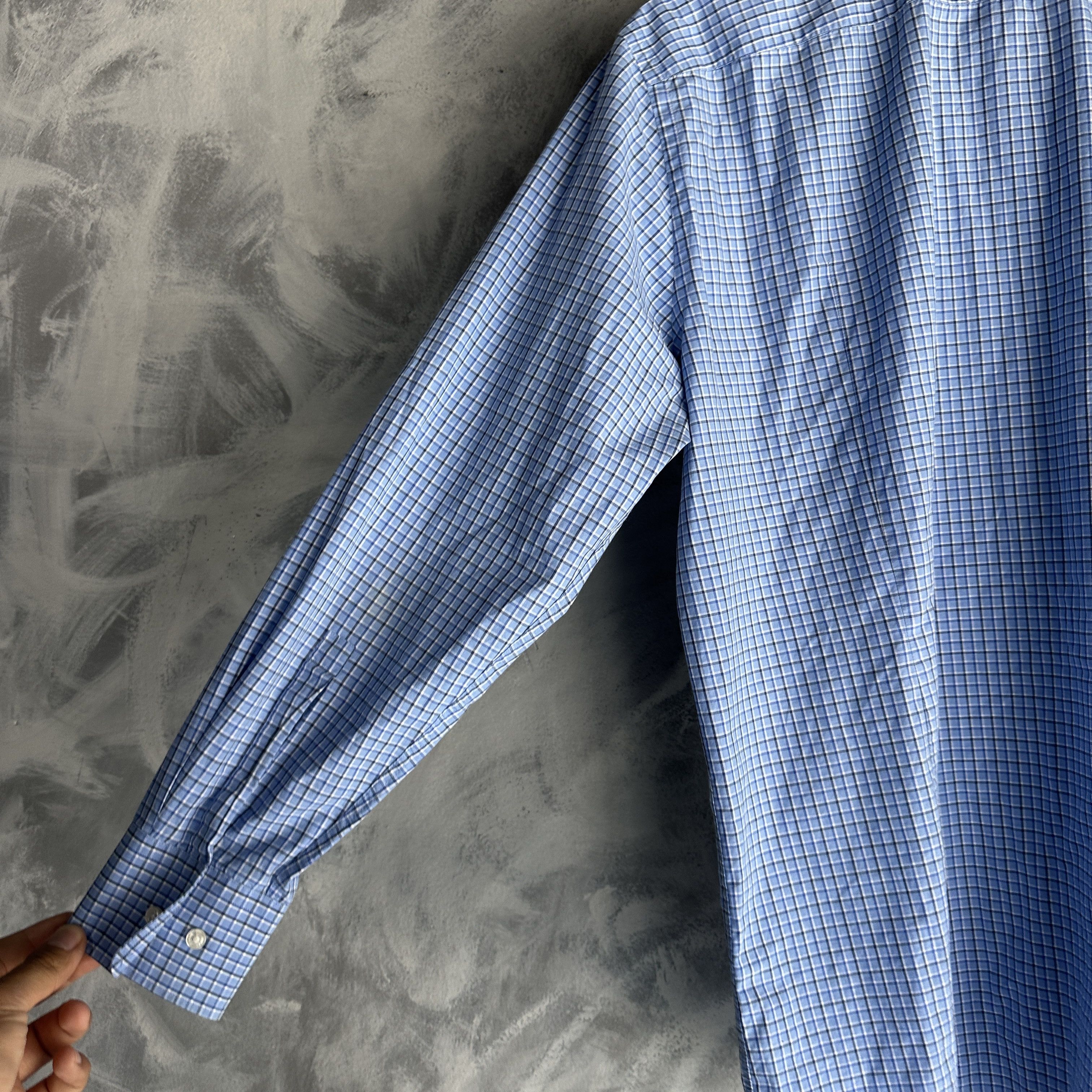 Hugo Boss Hugo Boss Dress Shirt Mens 16.5 32/33 Check Sharp Fit Size US M / EU 48-50 / 2 - 7 Thumbnail