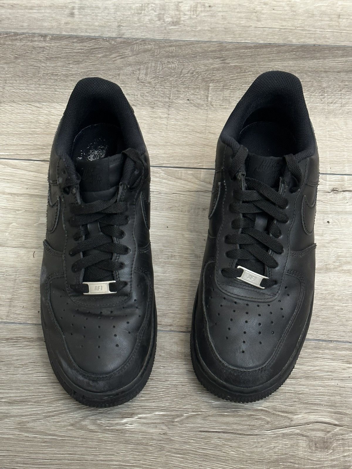 Nike Nike Black AF1 Low Sz. 8.5 Airforce 1 Size US 8.5 / EU 41-42 - 3 Thumbnail