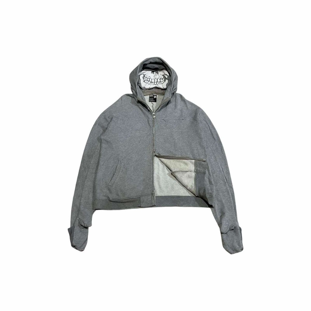 PPFM 🔥Y2K Archived Vintage PPFM Hoodie Skull Mask Distressed Size US L / EU 52-54 / 3 - 1 Thumbnail