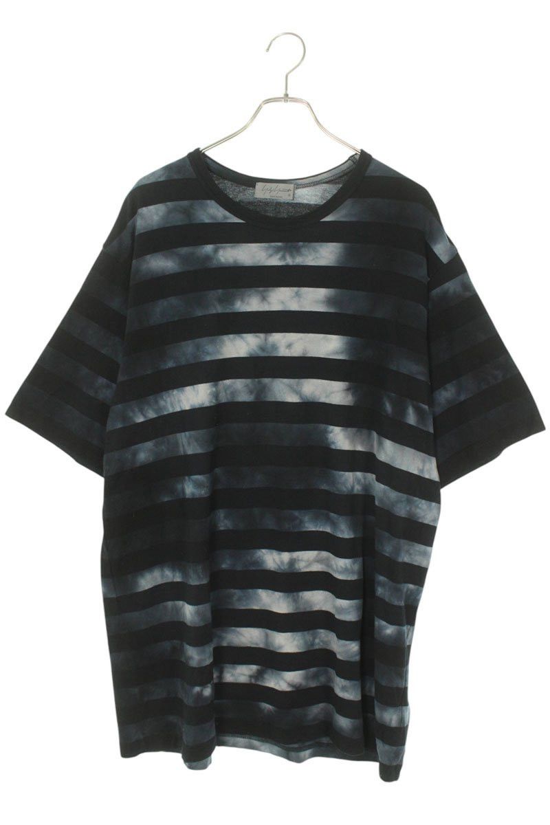 Yohji Yamamoto Yohji Yamamoto POUR HOMME/ Tie-dye striped T-shirt 23SS Size US L / EU 52-54 / 3 - 1 Thumbnail