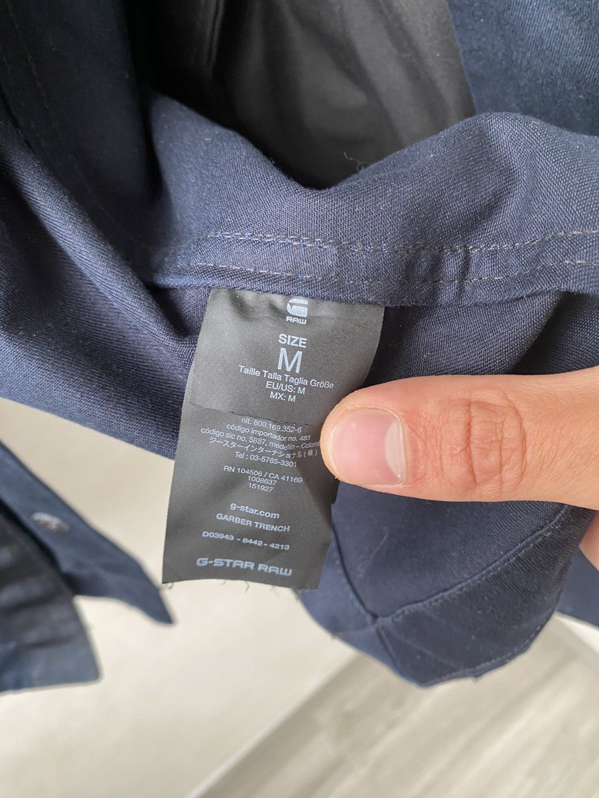 G-Star G-Star Raw Garber Navy Military Cotton Trench Coat Jacket Size US M / EU 48-50 / 2 - 17 Thumbnail