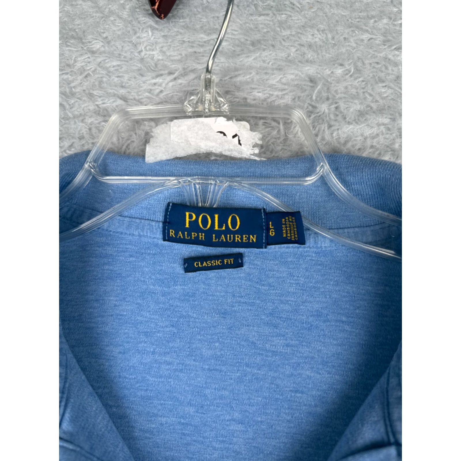 Ralph Lauren VINTAGE Nike Polo Shirt Men Large Blue Golf Pony Short Sleeve Cotton Size US L / EU 52-54 / 3 - 7 Thumbnail