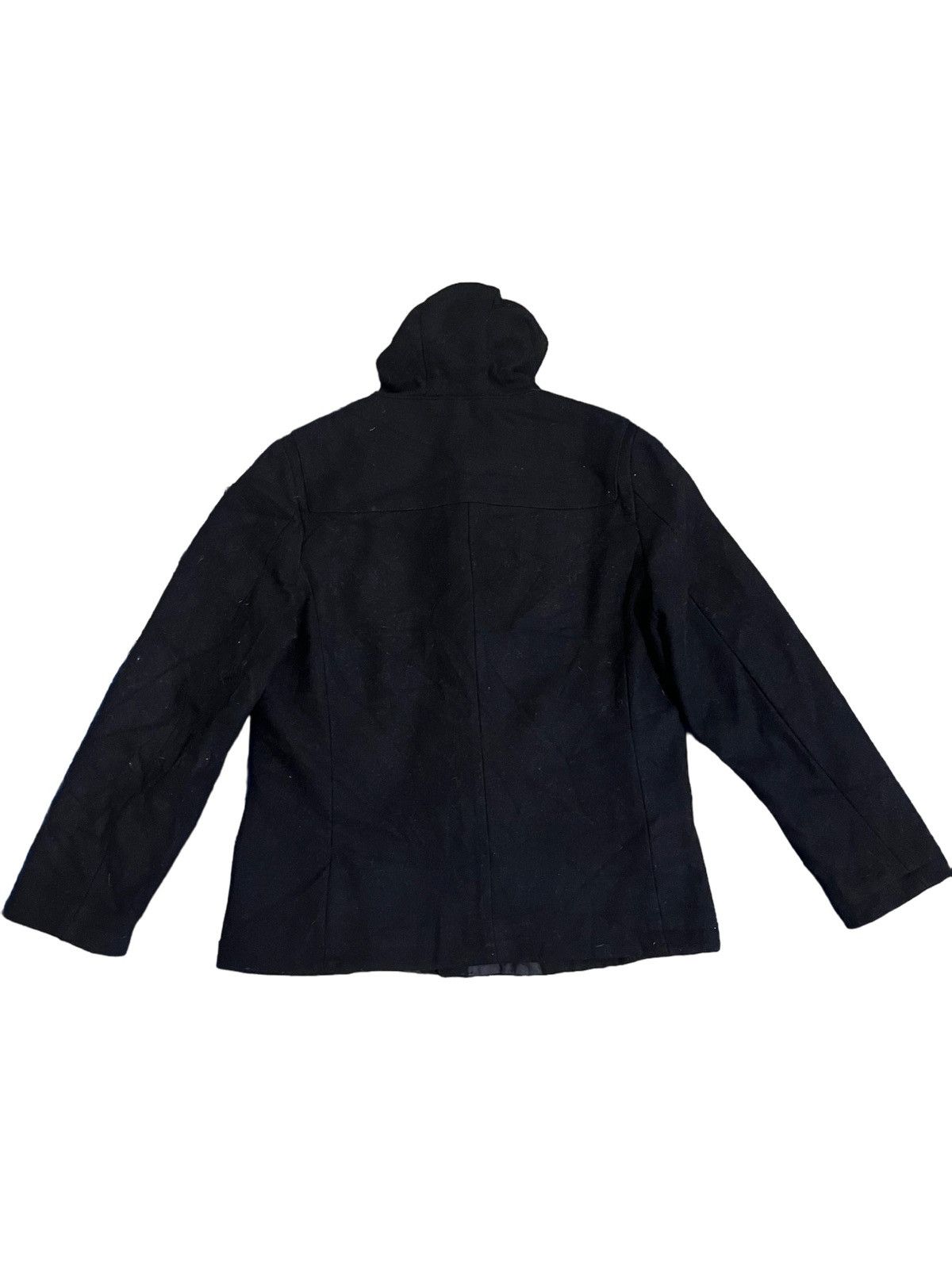 Global Work × Seditionaries × Vintage Vintage Global Work Black Duffle Hoodie Style Jscket Size US L / EU 52-54 / 3 - 6 Thumbnail