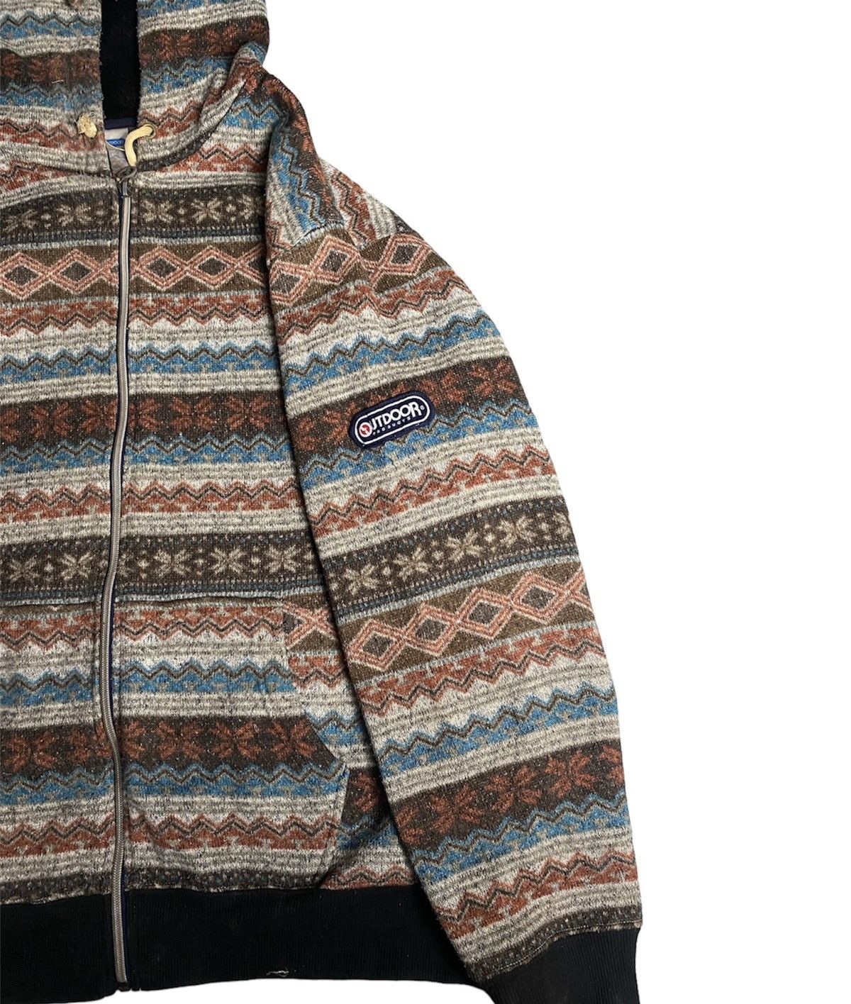Japanese Brand Outdoor Native Navajo Style Hoodie Size US L / EU 52-54 / 3 - 5 Thumbnail