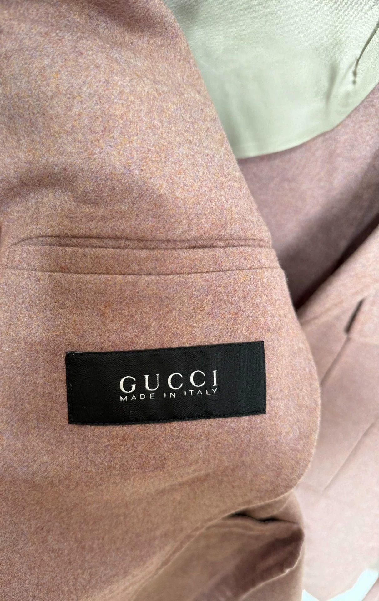 Gucci Gucci Purple Pink Wool Cashmere 4-Pocket Blazer 46 Size 46R - 8 Thumbnail