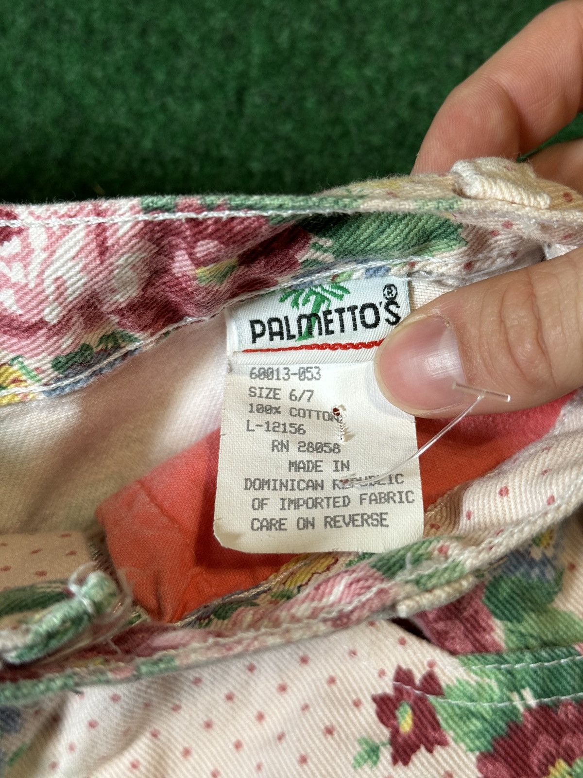 Vintage Vintage 90s Palmetto’s Womens 6/7 Floral Denim 8” Shorts Size 28" / US 6 / IT 42 - 3 Thumbnail