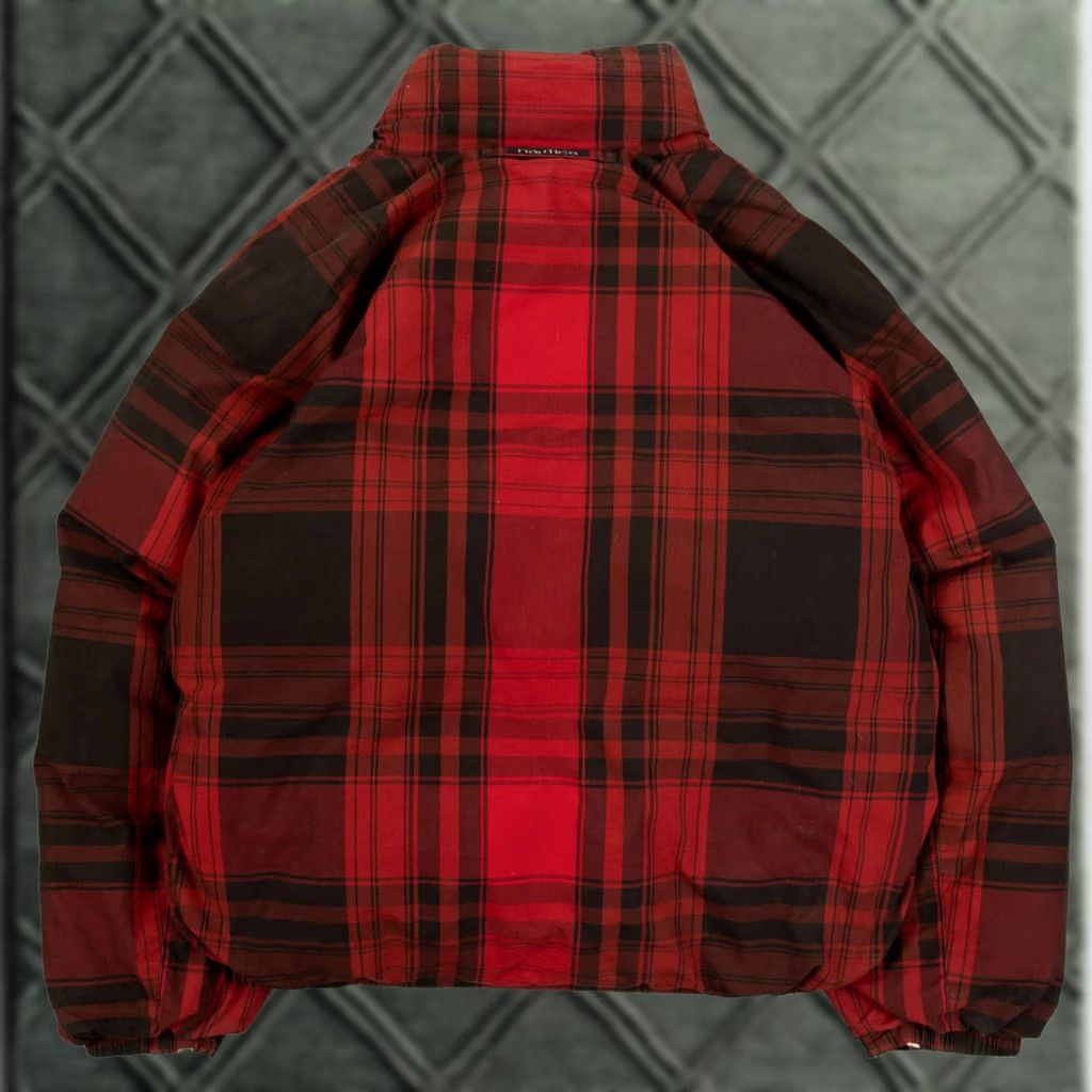Nautica Nautica Vintage Reversible Checked Puffer Down Jacket L Men's Black Americana Jacket Size US L / EU 52-54 / 3 - 1 Thumbnail
