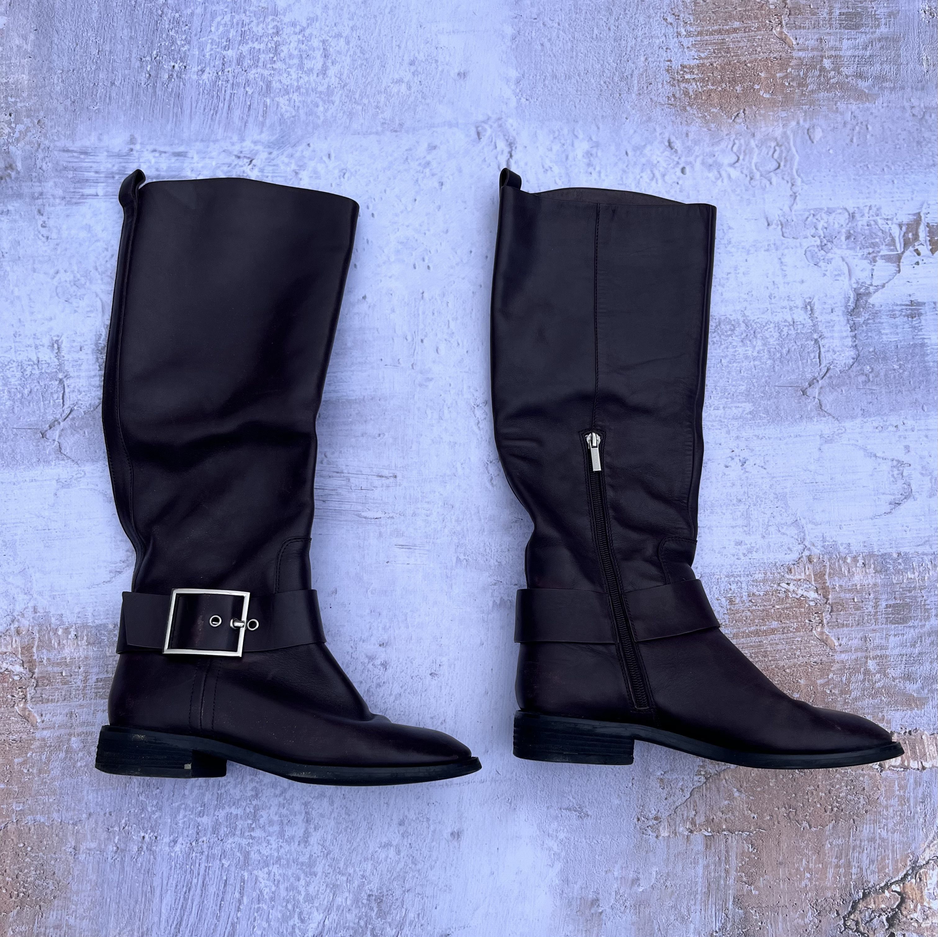 Leather Vintage Leather Boots Basconi Women’s Size 6/EU 37 Size US 6 / IT 36 - 1 Thumbnail