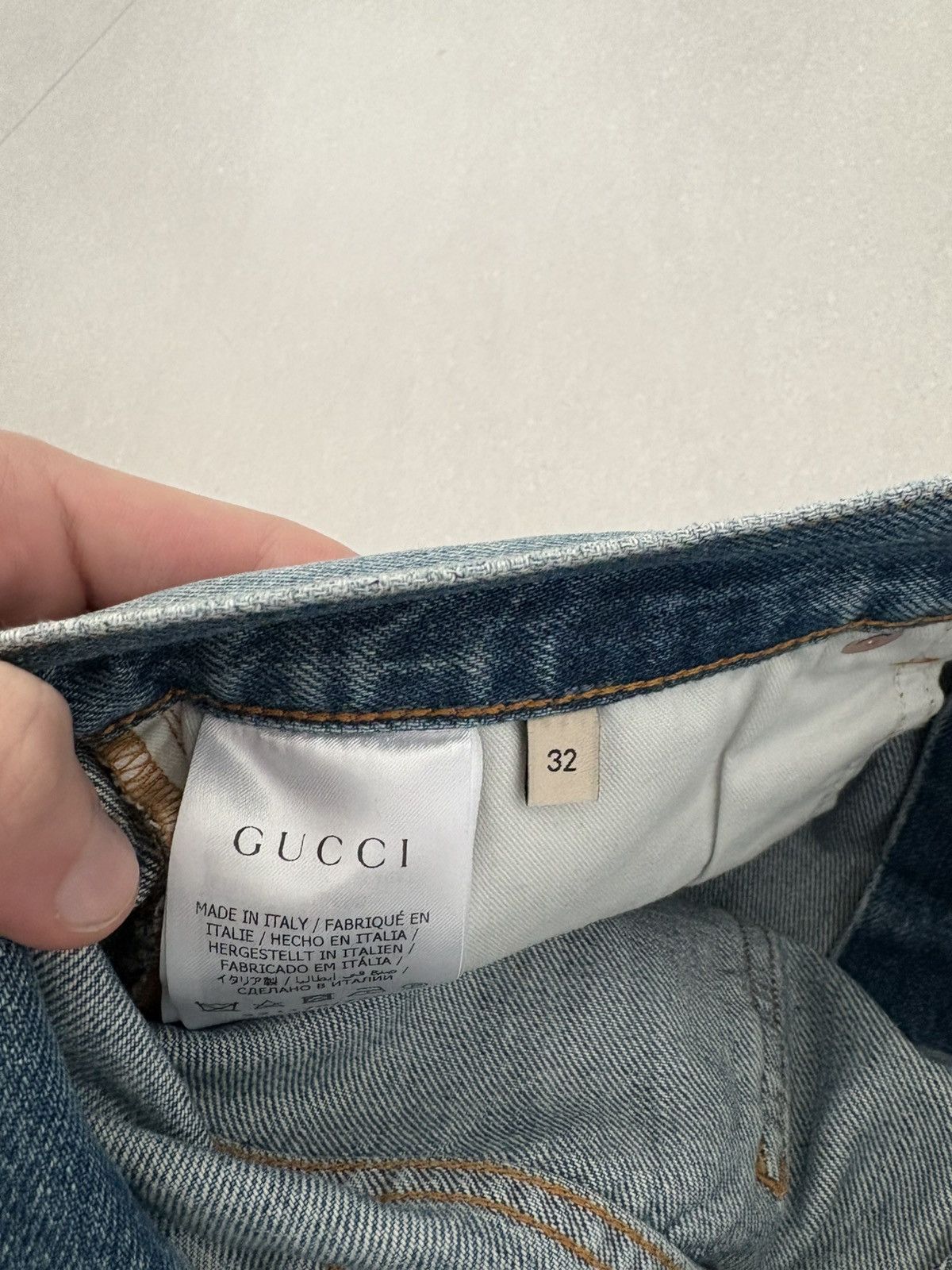 Gucci Gucci horsebit straight denim pants Size US 30 / EU 46 - 5 Thumbnail