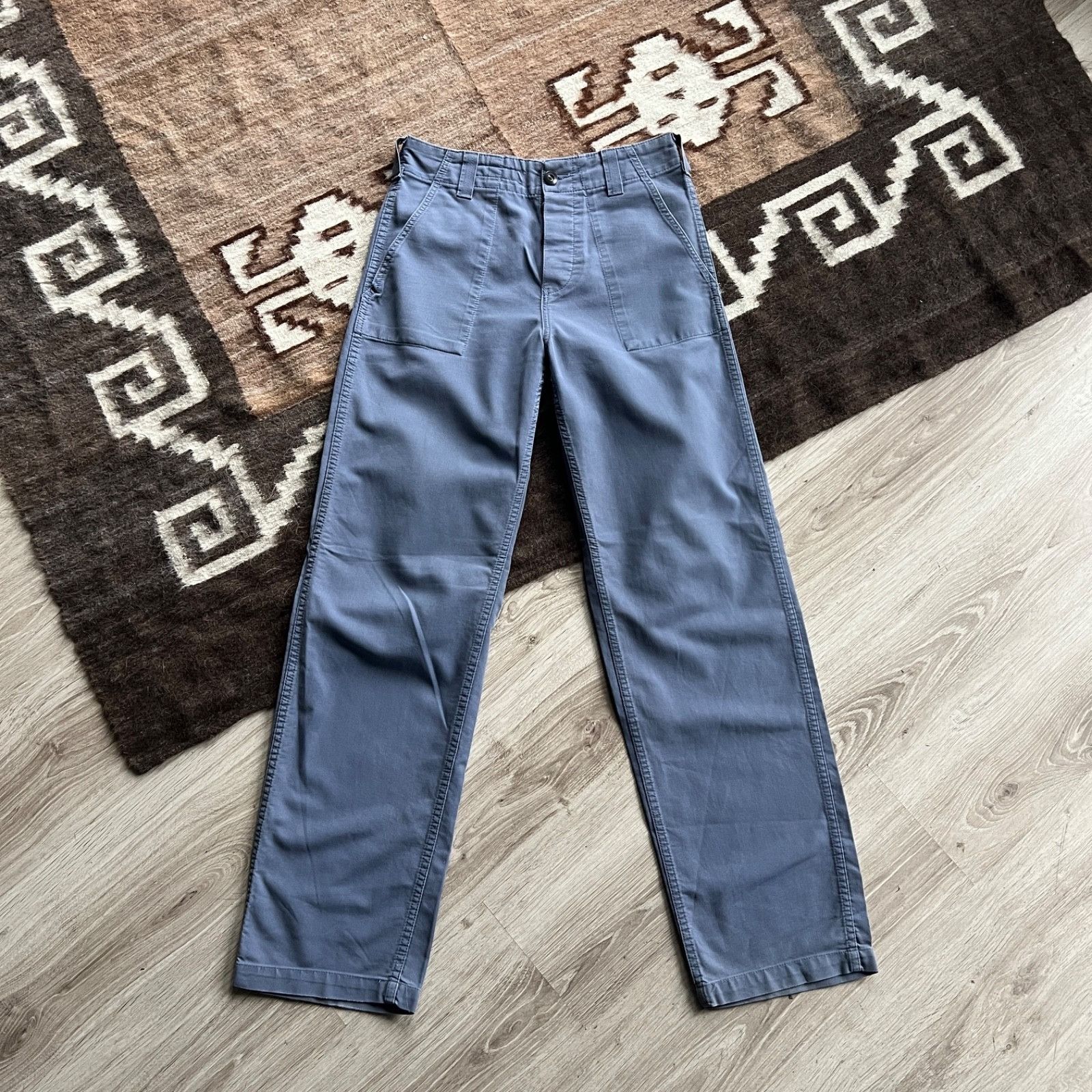 Levi's Levi’s Vintage All-Duty US Made Gray Blue Button Fly Work Ut Size US 30 / EU 46 - 1 Thumbnail