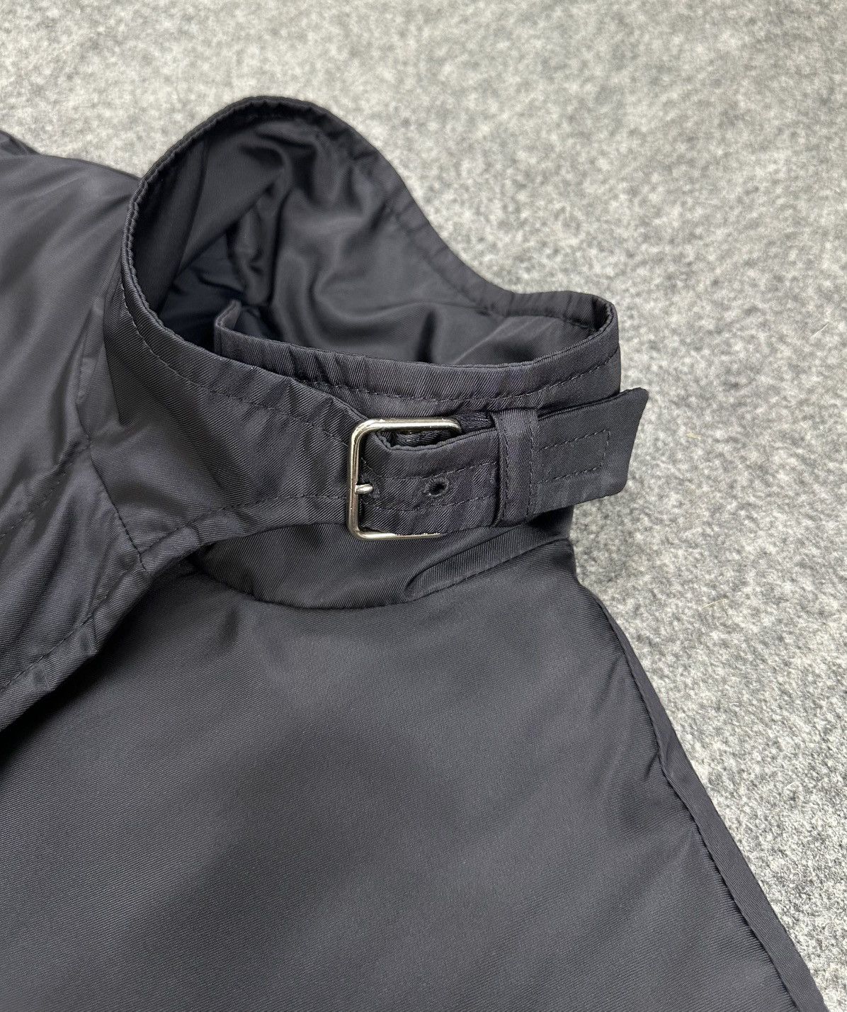 Prada Prada - Mac Zip-Up Nylon Coat - Emblem Logo With Neck Strap Size US M / EU 48-50 / 2 - 5 Thumbnail
