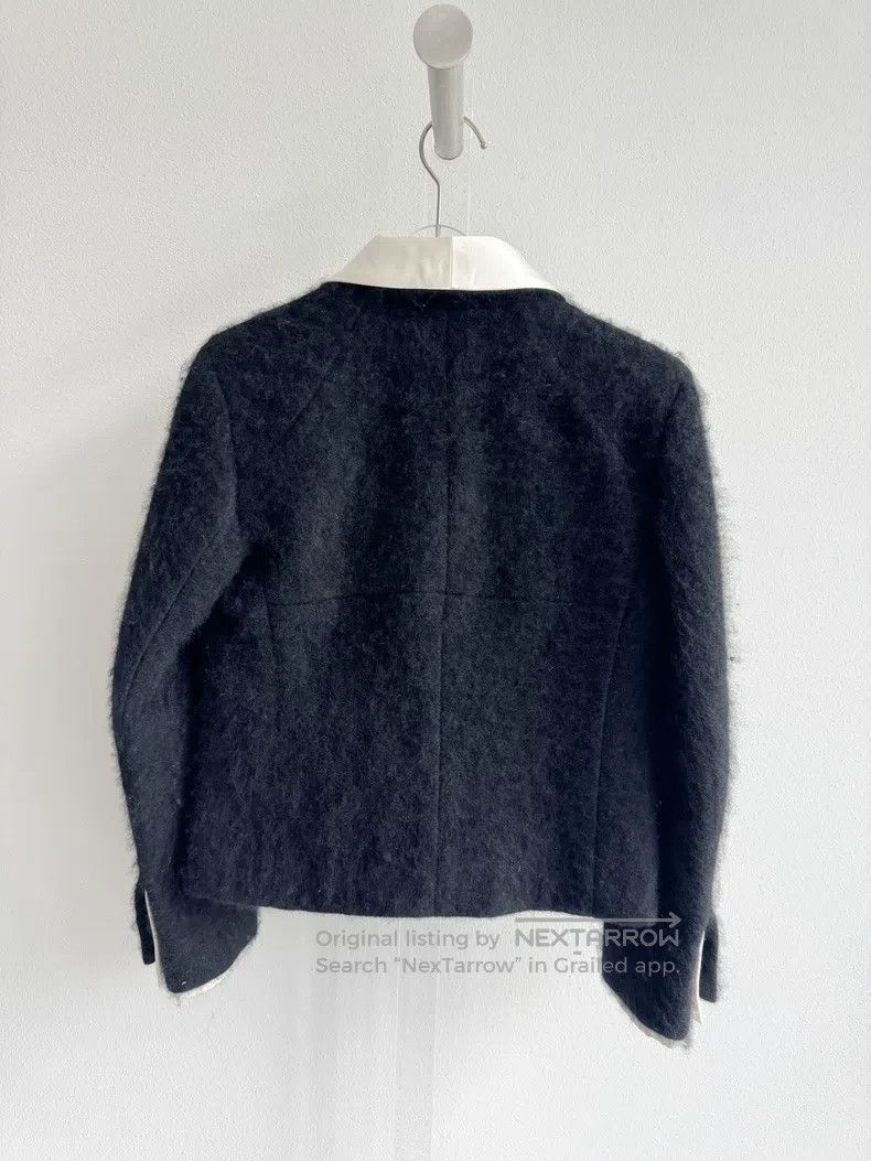 Chanel Chanel 18K Forest Series Black Silk Tweed Coat Size XXS / US 00 / IT 34 - 3 Thumbnail