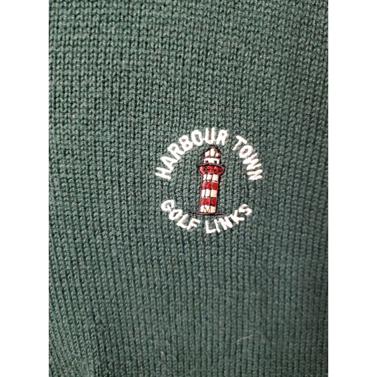 Vintage VINTAGE Aureus Sweater Vest Men's L Green Harbor Town Golf Links Hilton Head SC Size US L / EU 52-54 / 3 - 5 Thumbnail