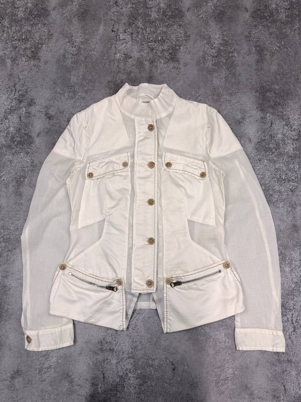 Marithe + Francois Girbaud Marithé François Girbaud Women's White Jacket Size S Size S / US 4 / IT 40 - 1 Thumbnail