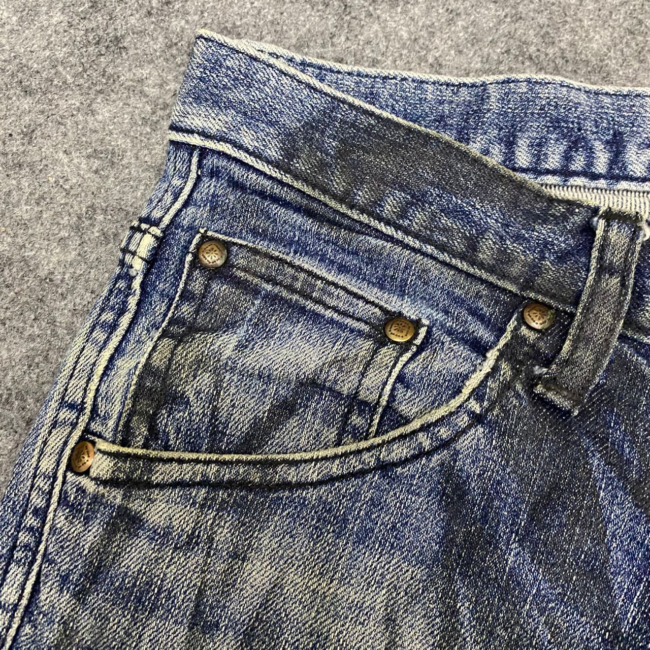 Morgan Homme Vintage Morgan Homme Slim Fit Distressed Denim Size US 31 - 11 Thumbnail