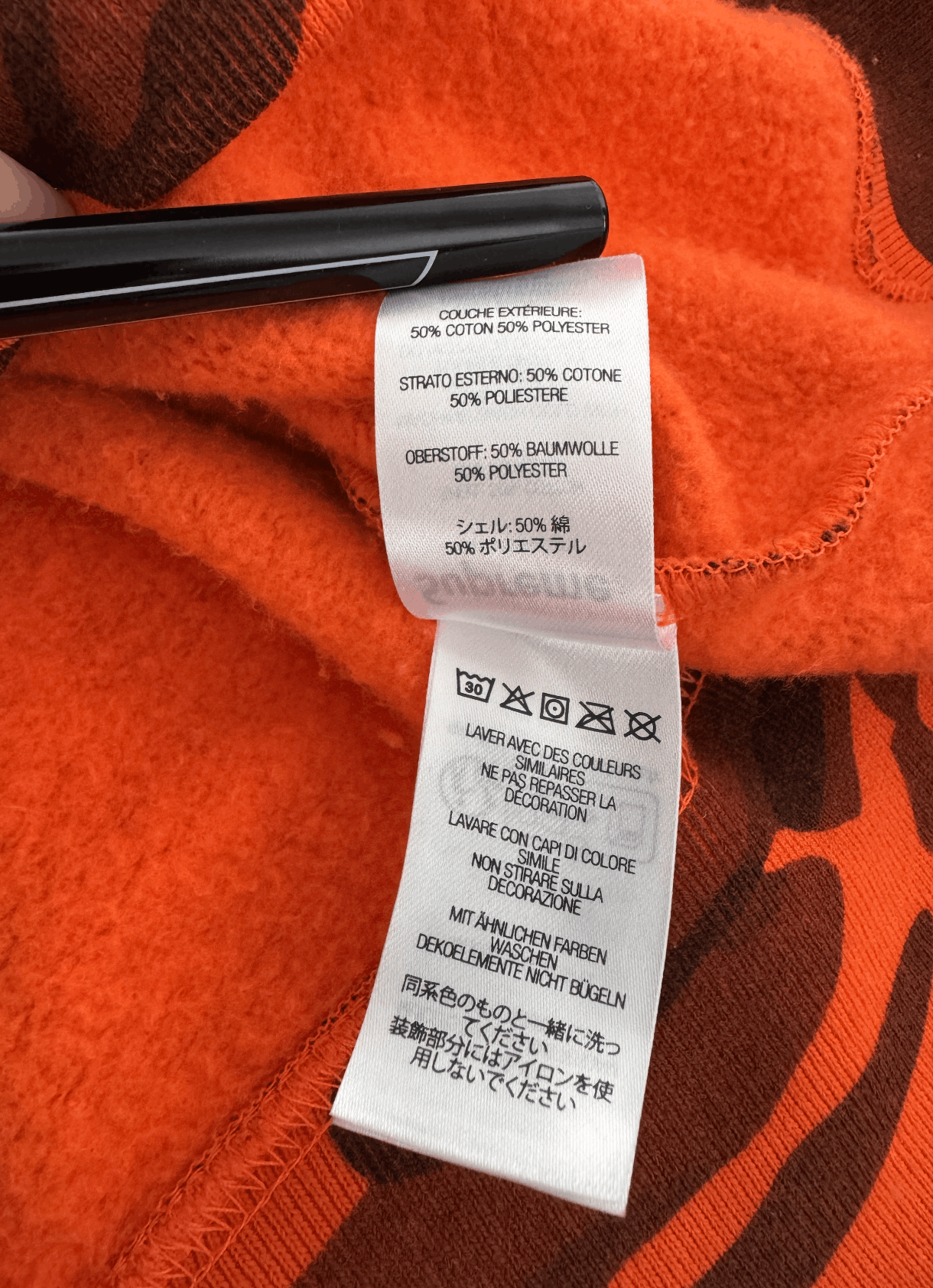 Supreme Supreme Orange Camo Zip Up Hoodie Small Box Logo Size US L / EU 52-54 / 3 - 7 Thumbnail