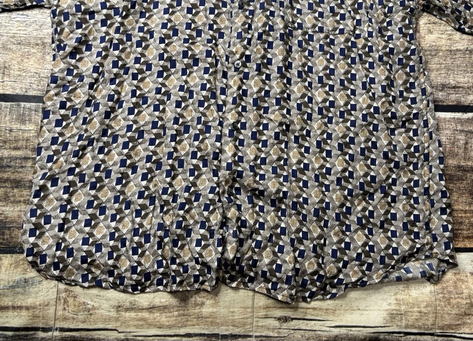 Other VTG Montage Pour Homme Silk Shirt Mens XL Long Sleeve Size US XL / EU 56 / 4 - 5 Thumbnail