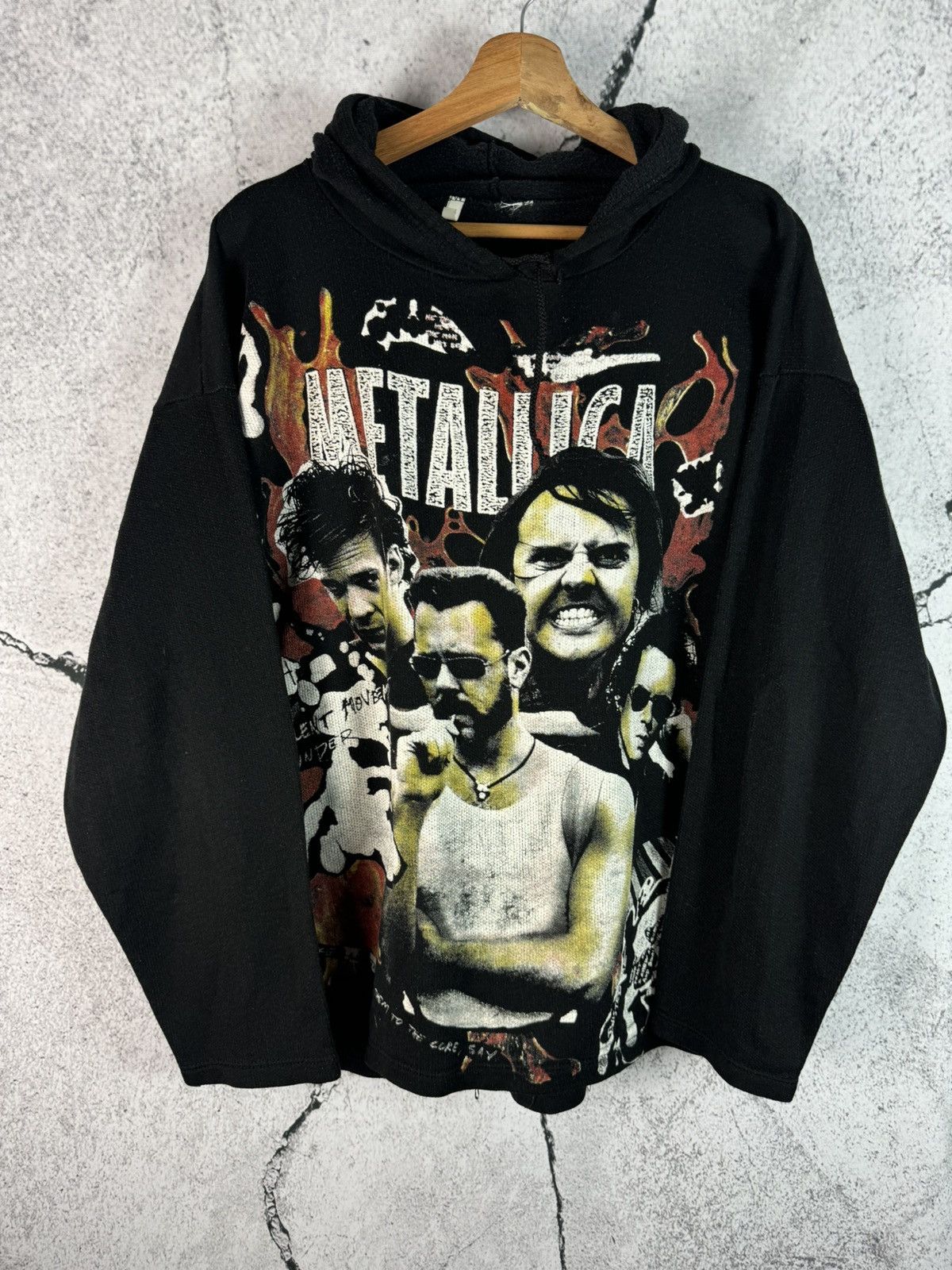 Metallica Vintage 90s Metallica One AOP all over print zip hoodie Size US XL / EU 56 / 4 - 1 Thumbnail