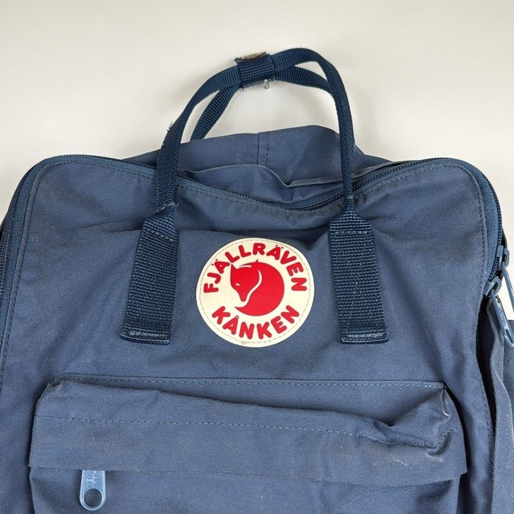 Fjallraven Fjallraven Kanken Small Backpack Double Handle Navy Bag Blue Size ONE SIZE - 3 Thumbnail