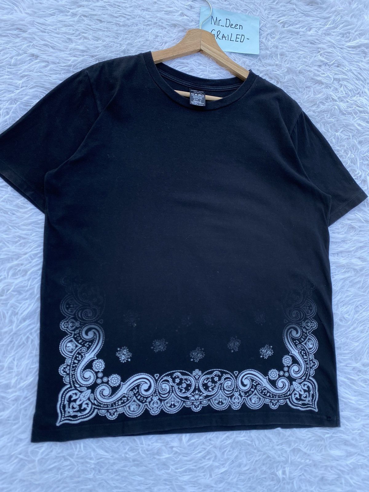Number (N)ine Rare Number Nine The SOLOIST Rare Paisley Print Tshirt Size US L / EU 52-54 / 3 - 5 Thumbnail