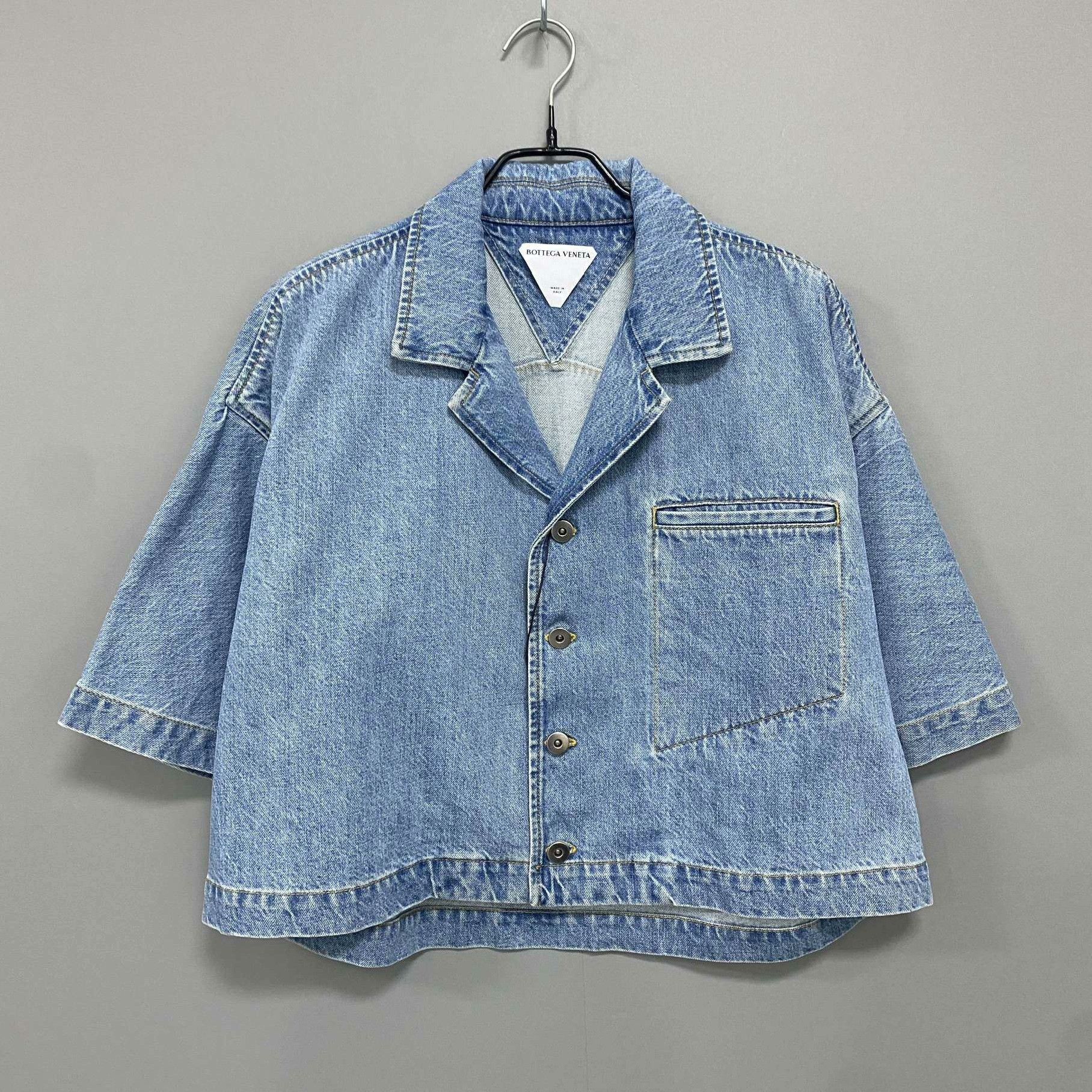 Bottega Veneta Bottega Veneta Denim Oversized Jacket L Women Size L / US 10 / IT 46 - 1 Thumbnail