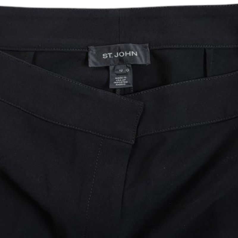 St. John St. John Black Pants | Size 12 Size 34" / US 12 / IT 48 - 5 Thumbnail