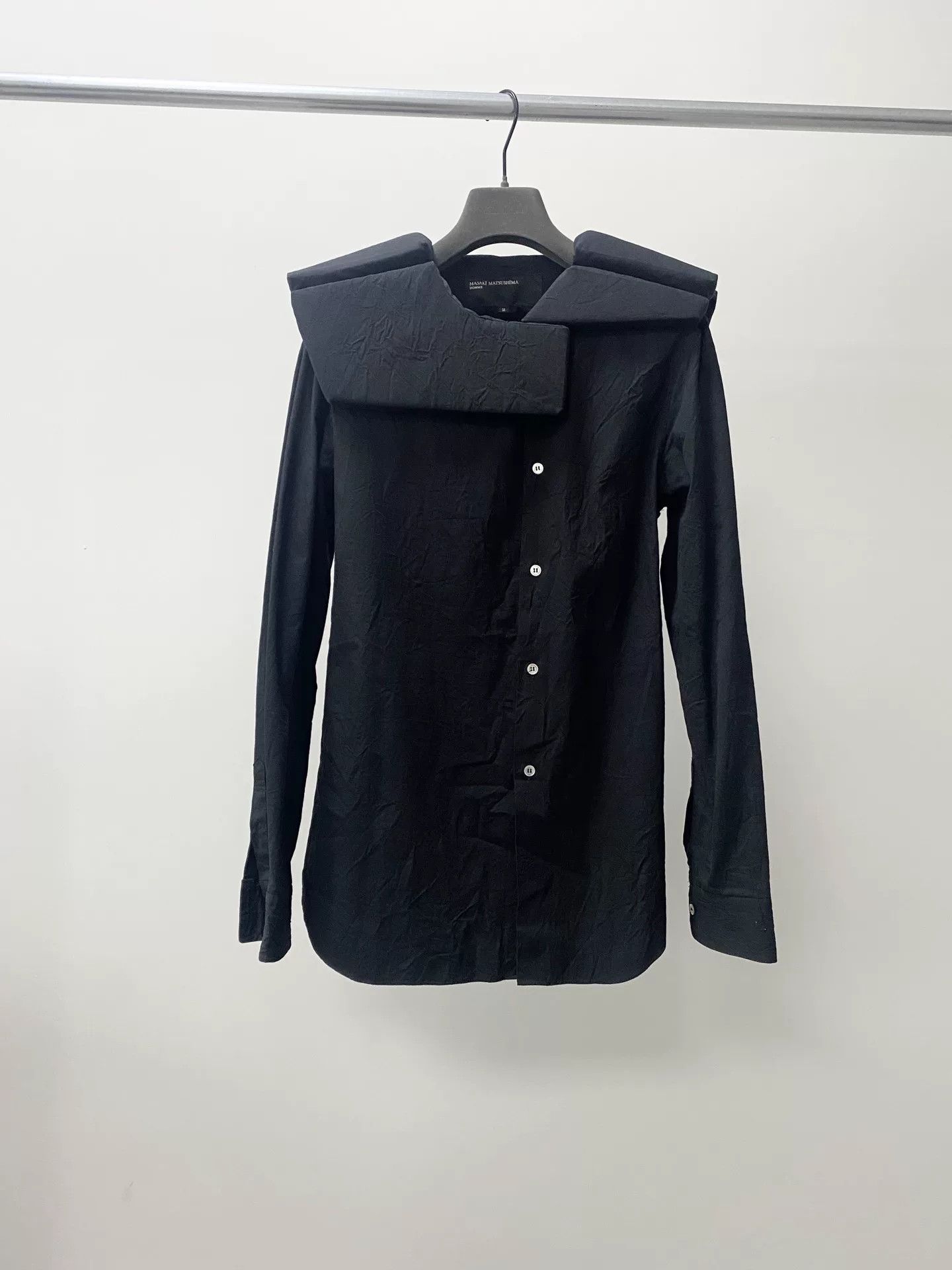 Masakimatsushima 90s Sculpted Pleated Shirt