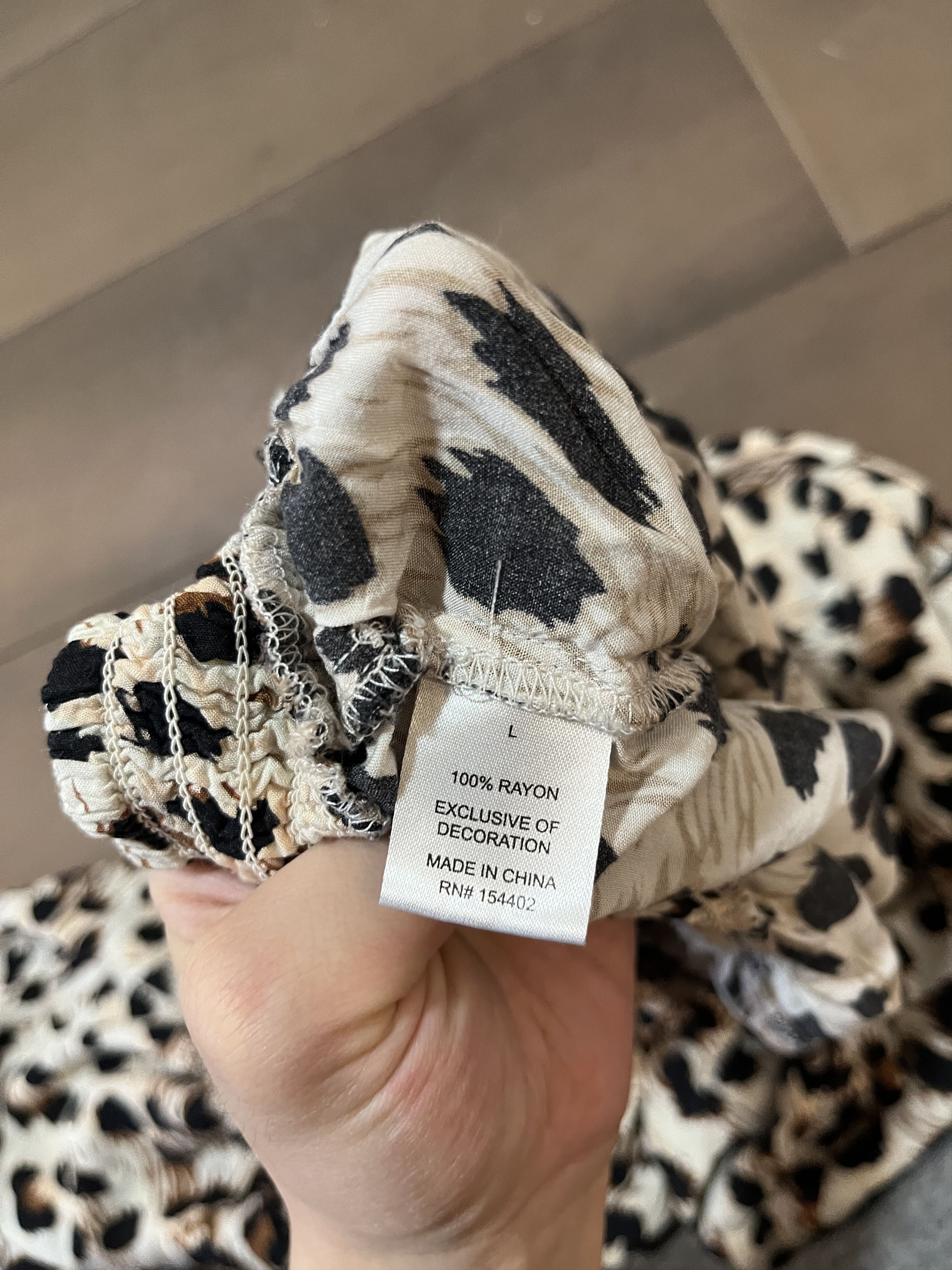 Other Cheetah Pants Size ONE SIZE - 4 Thumbnail