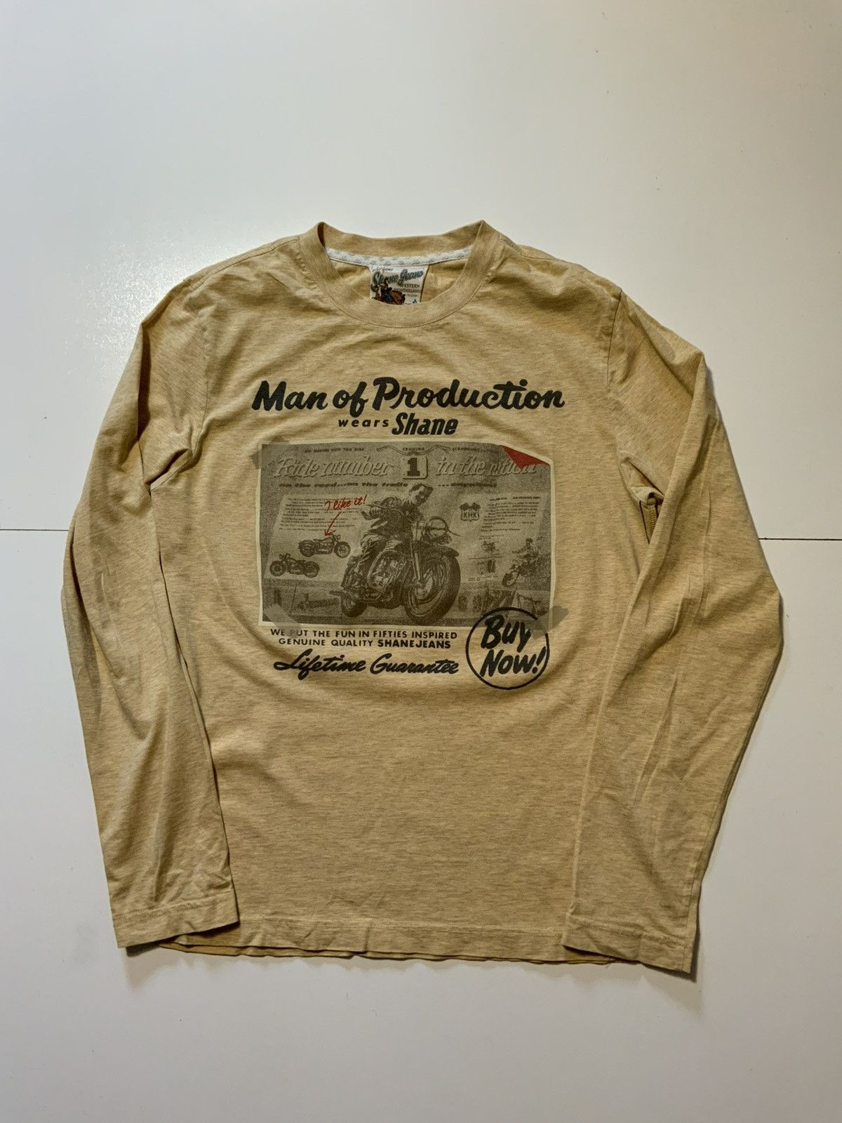 Vintage Vintage Y2K Shane Western Lone Ranger Motorcycle T-Shirt Size US L / EU 52-54 / 3 - 1 Thumbnail