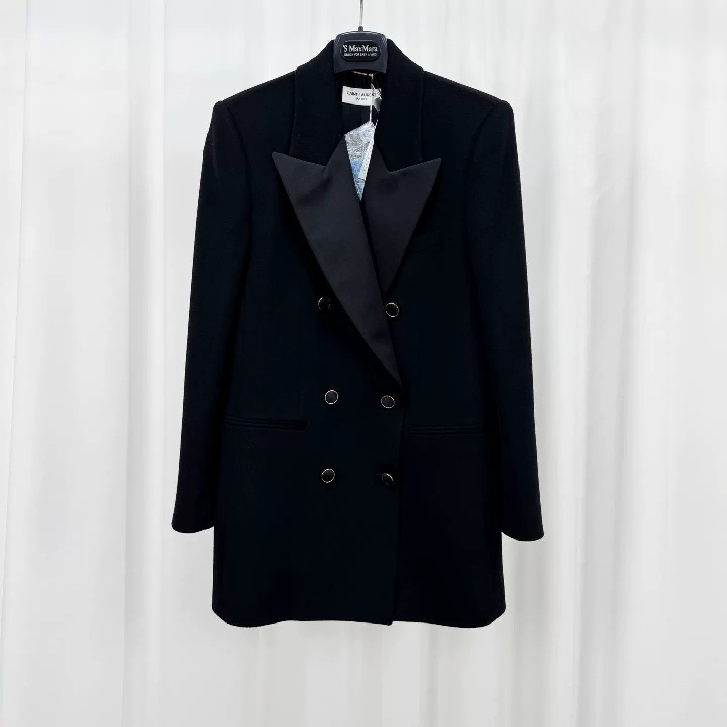 Saint Laurent Paris Saint Laurent Smoking Suit Blazer Size S / US 4 / IT 40 - 1 Thumbnail