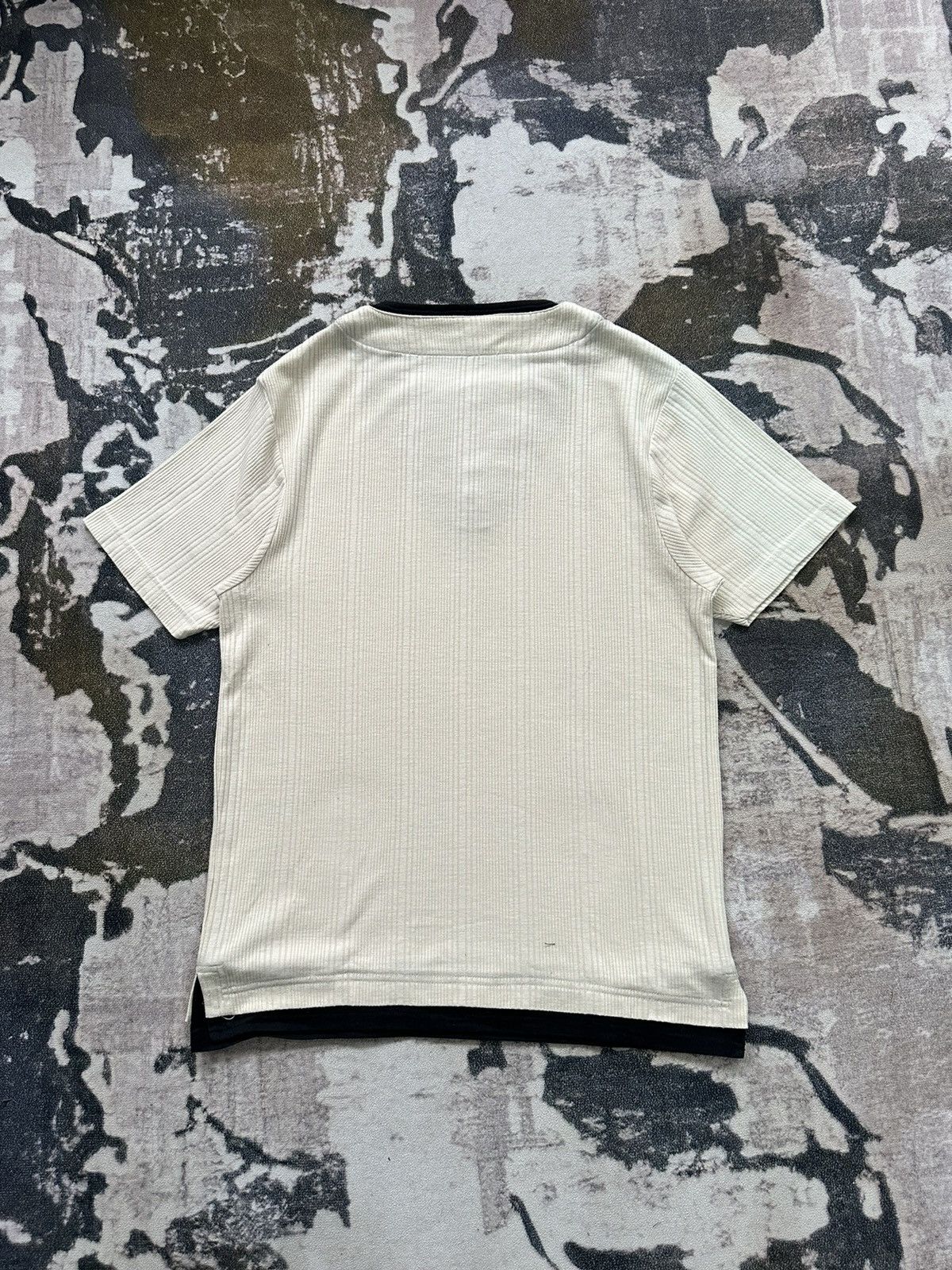 Yohji Yamamoto 1990s YSACSNY Y'saccs half button tee Size US L / EU 52-54 / 3 - 3 Thumbnail