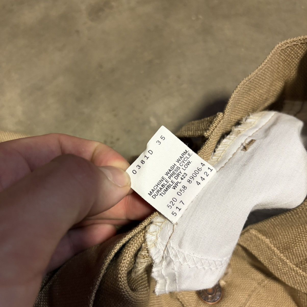 Levi's Vintage 80s Levis 517 Bootcut Pants Sta Prest Trousers USA Size US 34 / EU 50 - 11 Thumbnail