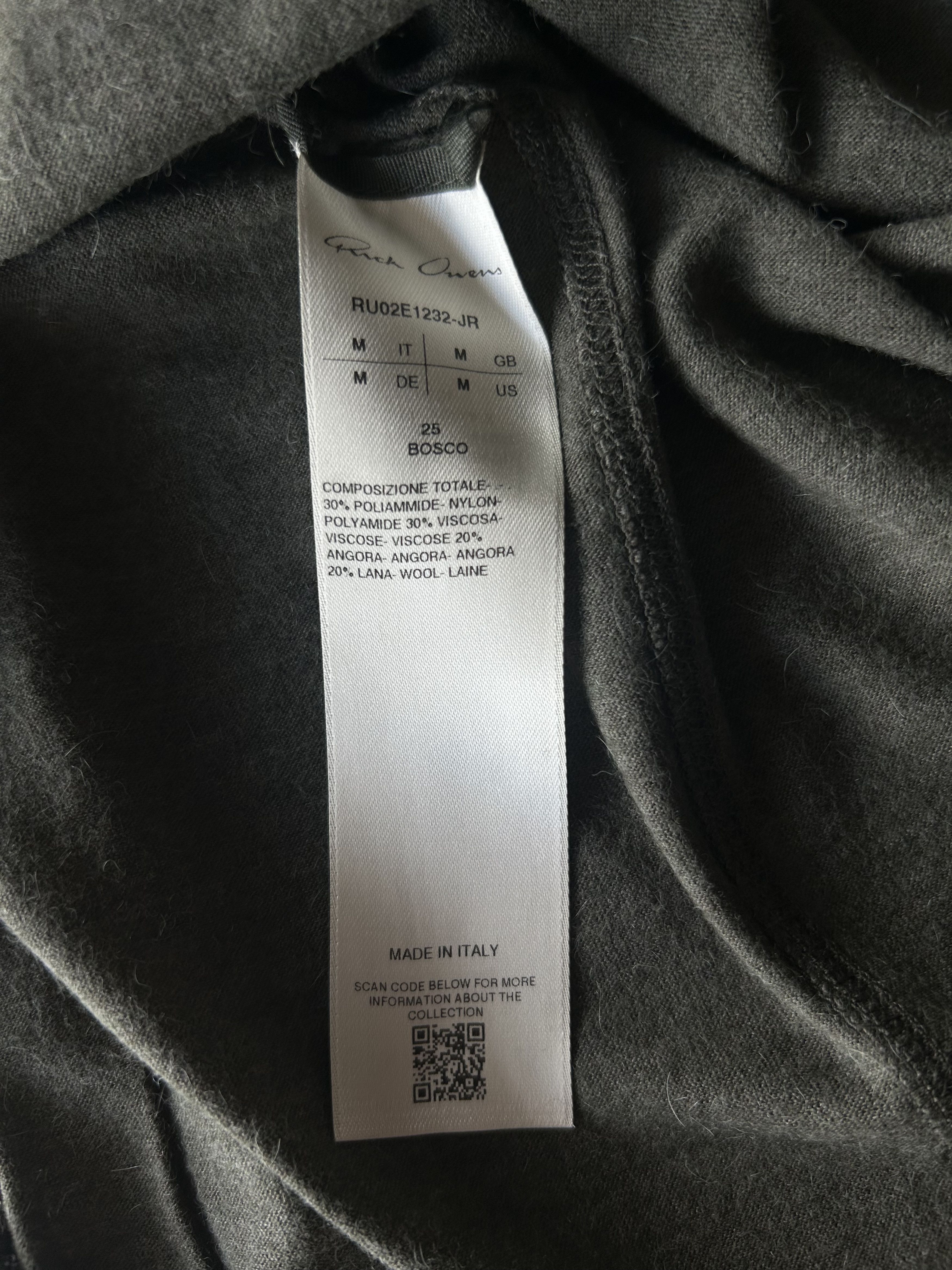 Rick Owens Rick Owens Dark Grey Brad T-Shirt Size US L / EU 52-54 / 3 - 3 Thumbnail