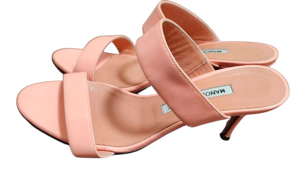 Manolo Blahnik Manolo Blahnik Coral High Heel Shoes Sleek Design Size 36 Size US 5.5 / IT 35.5 - 4 Thumbnail
