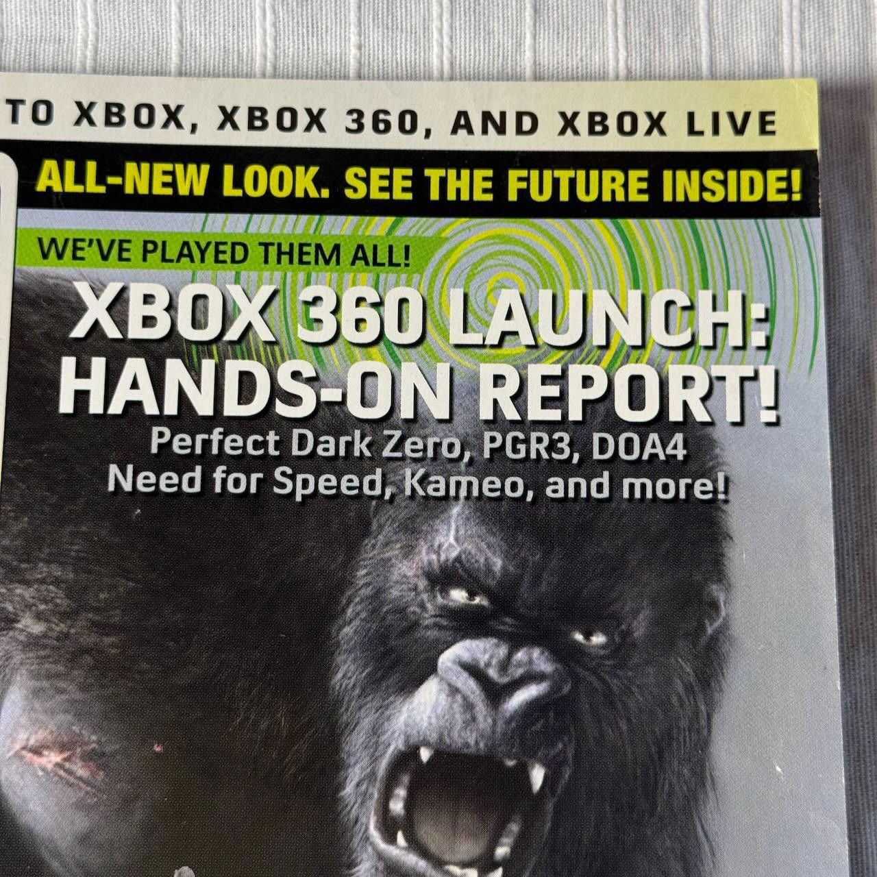 Other VTG XBOX Magazine Holiday #52 2005 King Kong 360 w/ Poster Size ONE SIZE - 4 Thumbnail