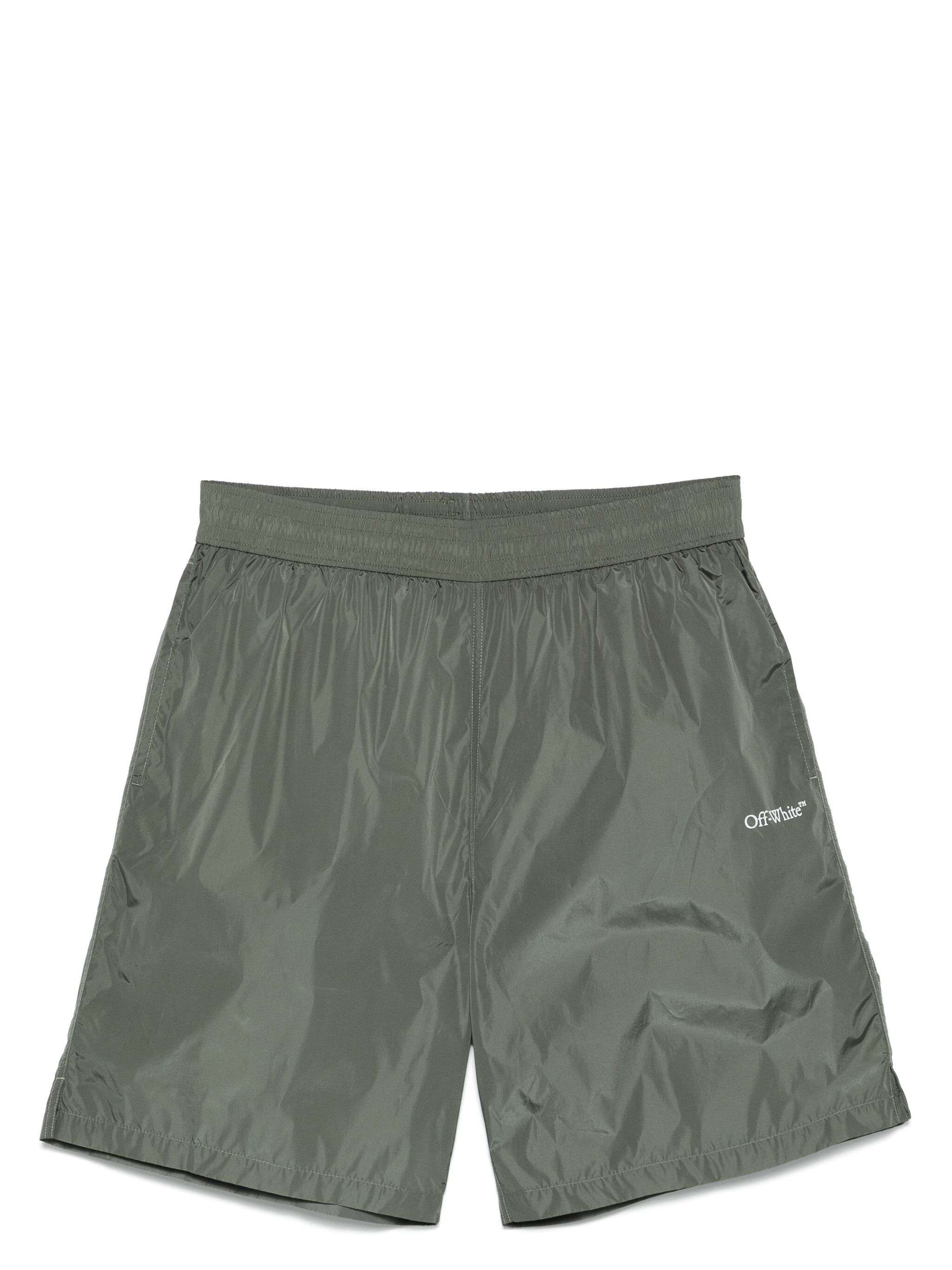 Off-White o1s22i1n1124 Surfer Sea Bermuda Short in Green Size US 34 / EU 50 - 1 Thumbnail