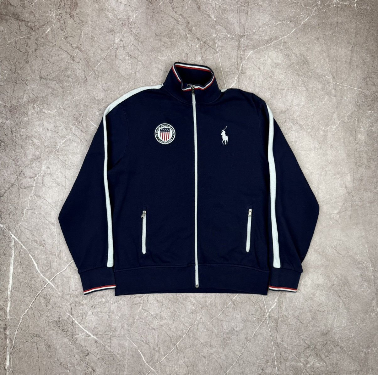 Polo Ralph Lauren Polo Ralph Lauren USA zip sweatshirt Size US L / EU 52-54 / 3 - 1 Thumbnail