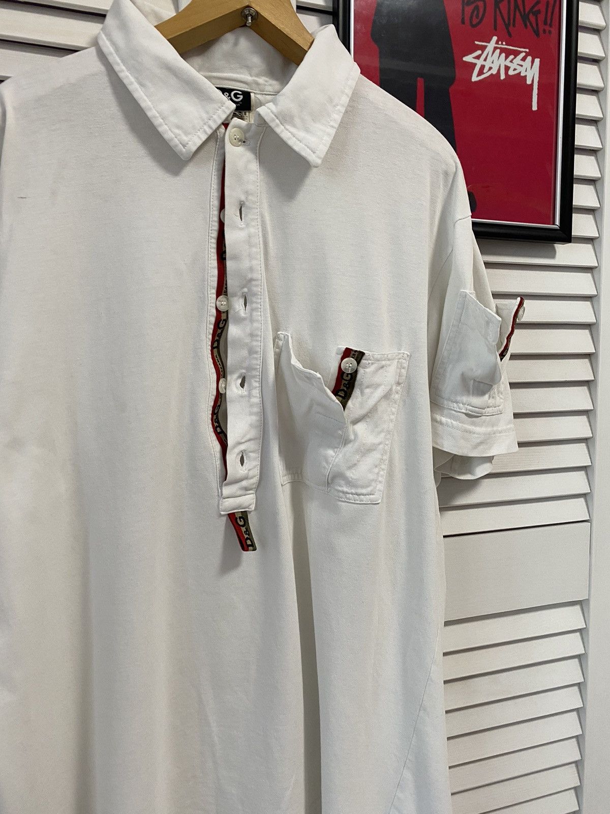 Dolce & Gabbana × Vintage Vintage Shirt Polo Dolce Gabbana Multi pocket Monogrammed Size US M / EU 48-50 / 2 - 3 Thumbnail