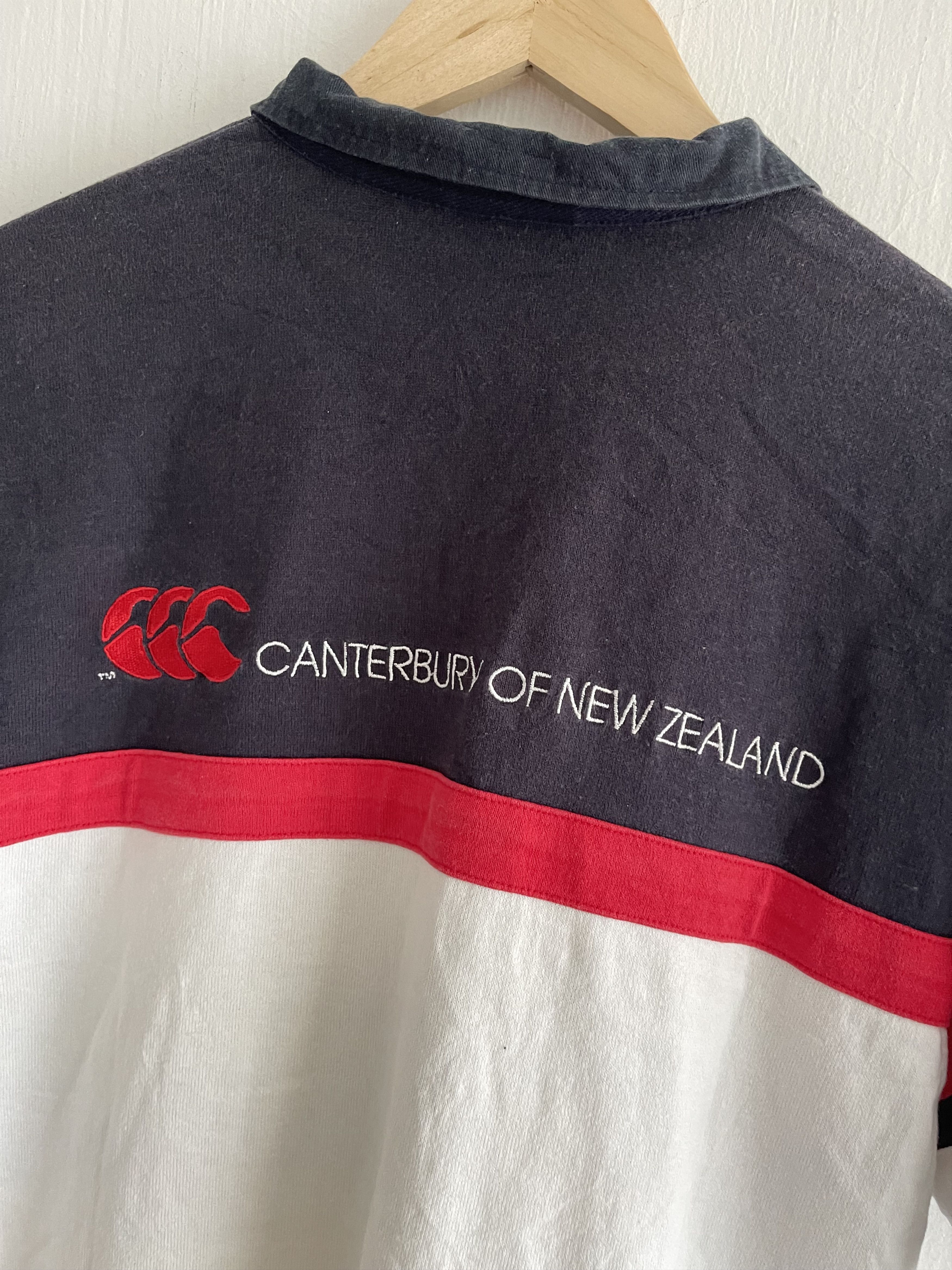 Canterbury of New Zealand × Vintage Vintage Canterbury Haka War Cry Rugby Shirt Size US XL / EU 56 / 4 - 11 Thumbnail
