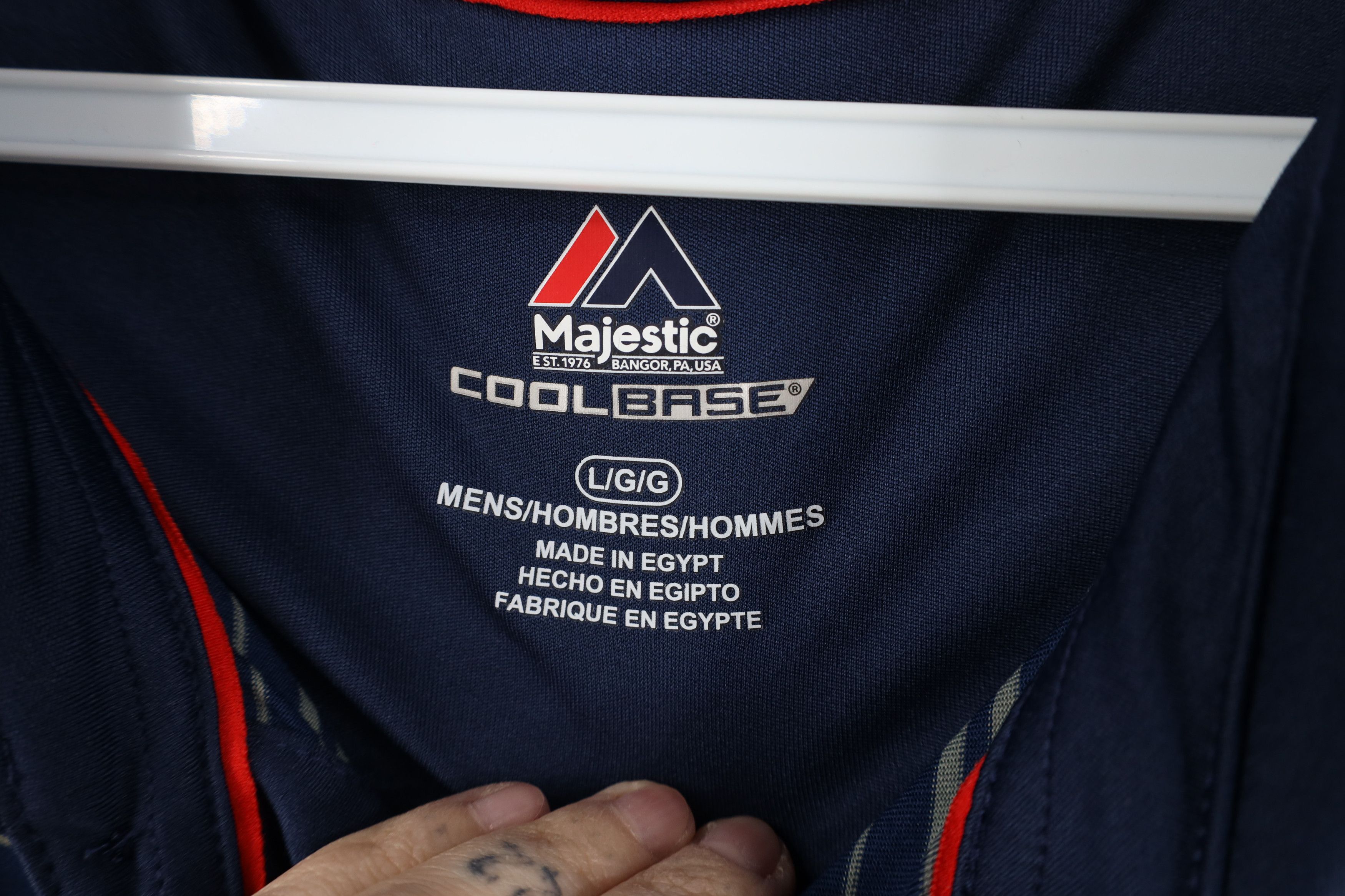 Majestic Majestic Baseball Classic Team USA Striped Golf Polo Shirt Size US L / EU 52-54 / 3 - 7 Thumbnail