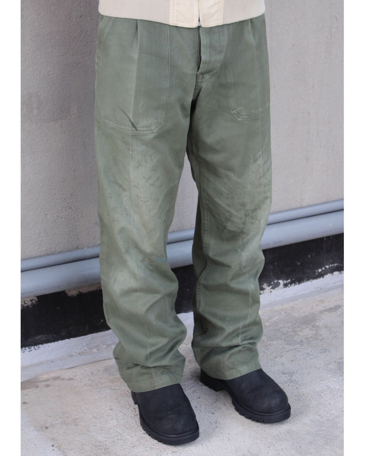 Vintage 1990S KOREAN MILITARY FATIGUE PANTS Size US 30 / EU 46 - 4 Thumbnail