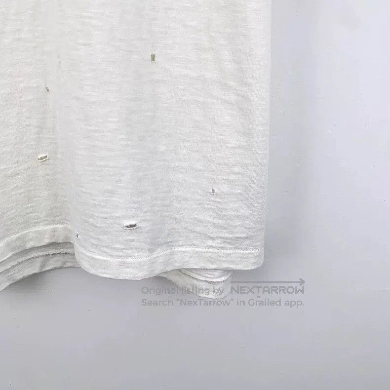 Dior Dior White Distressed Logo Print T. Size US M / EU 48-50 / 2 - 5 Thumbnail
