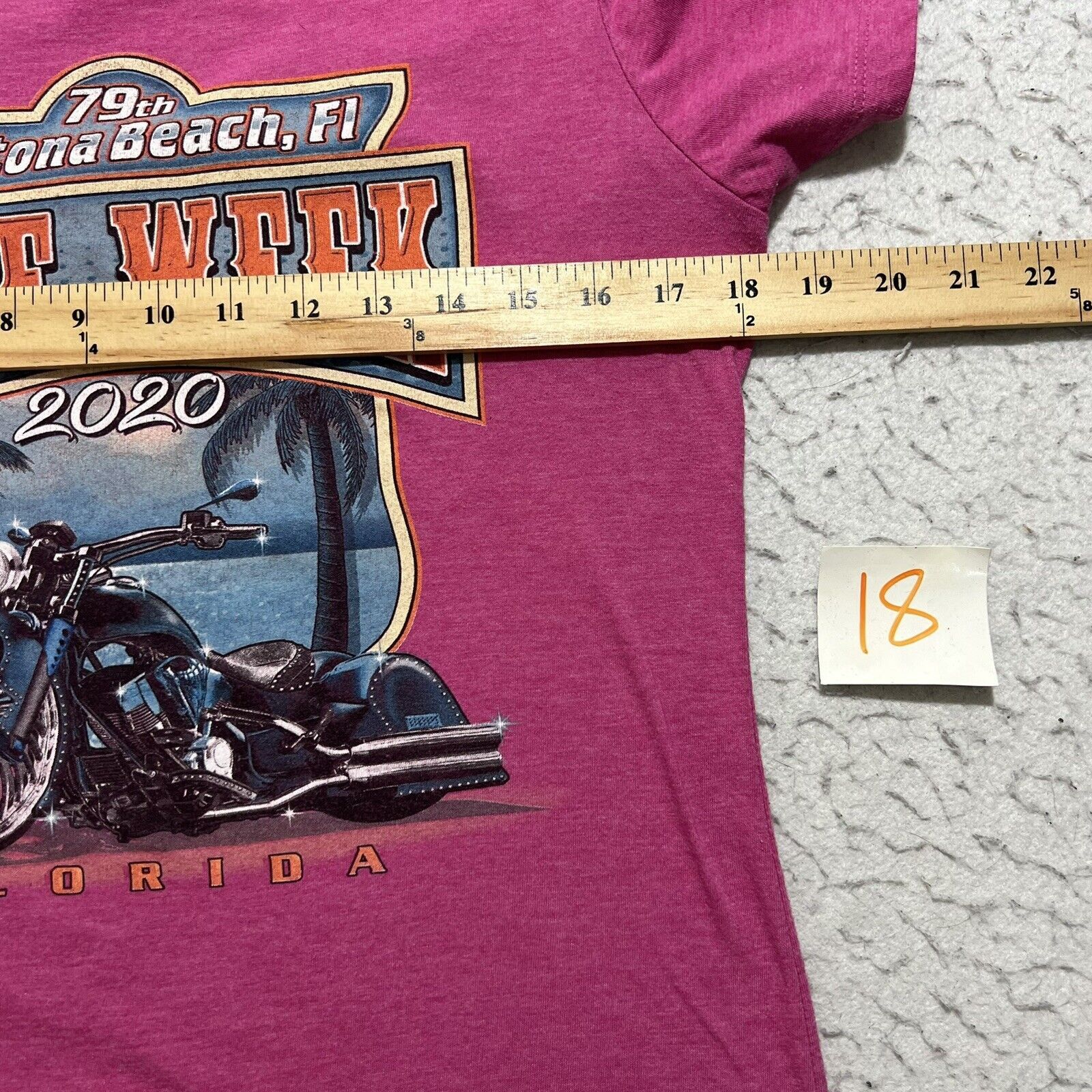 Other Daytona Beach Bike Week 2020 Short Sleeve Graphic T Shirt Size M / US 6-8 / IT 42-44 - 7 Thumbnail