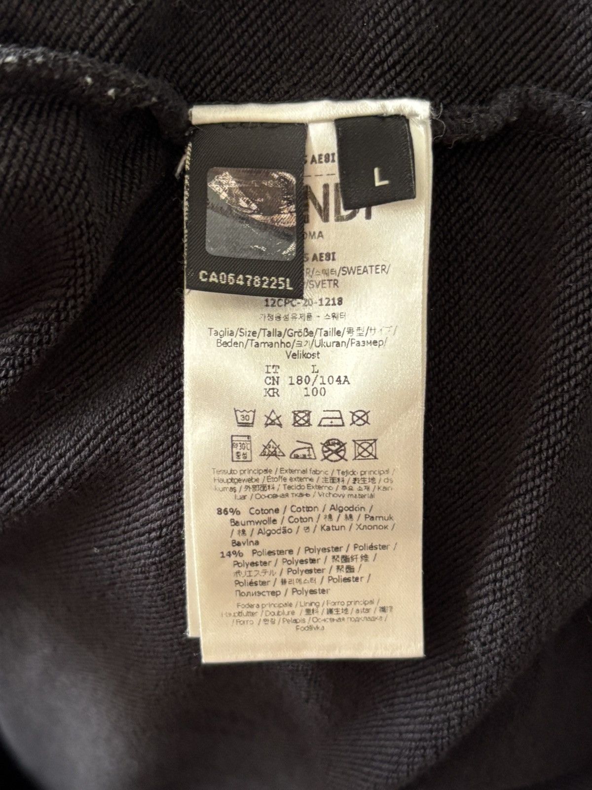 Fendi Big Logo Hoodie