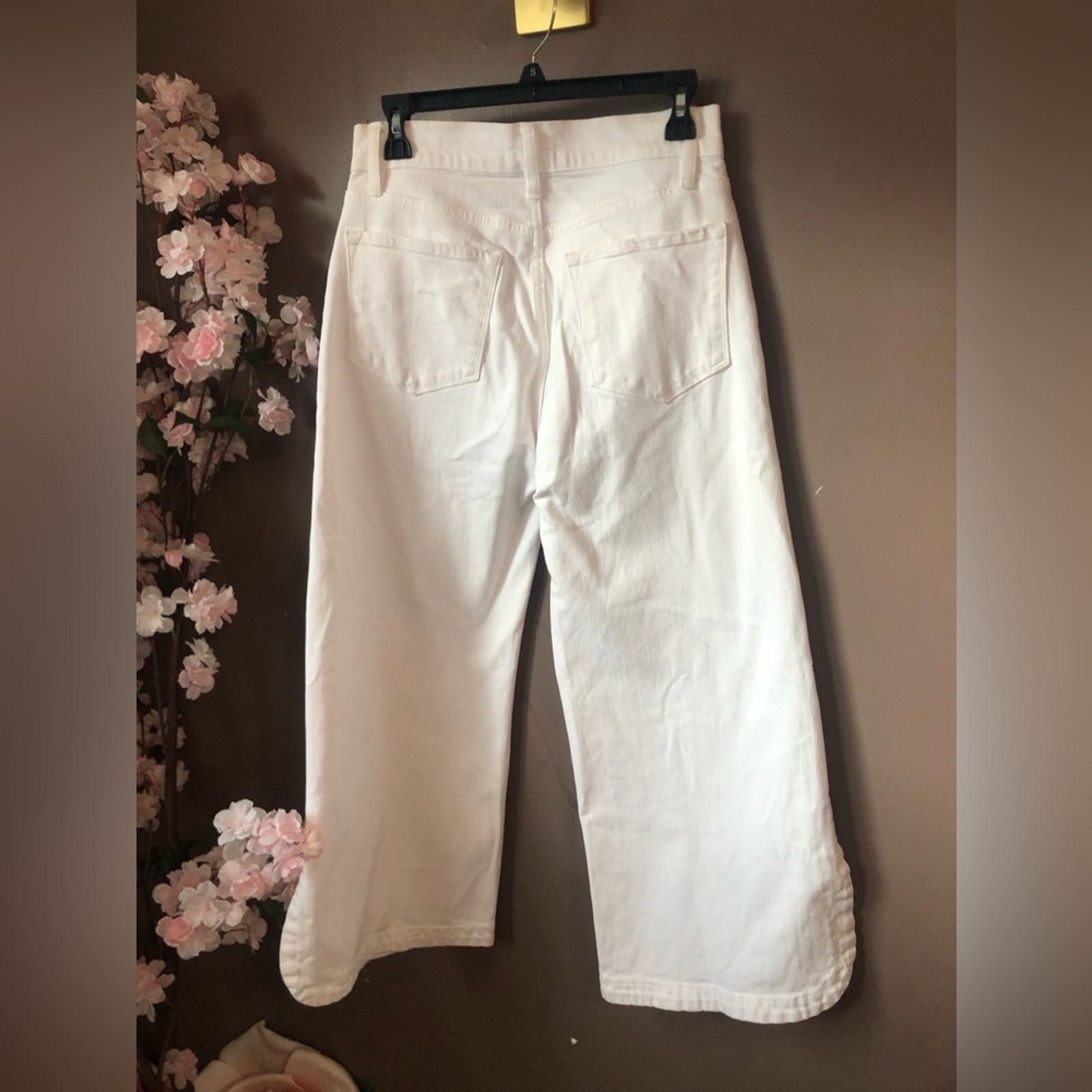 Frame Frame wide leg Jeans denim pants white le vintage Size 27" / US 4 / IT 40 - 4 Thumbnail