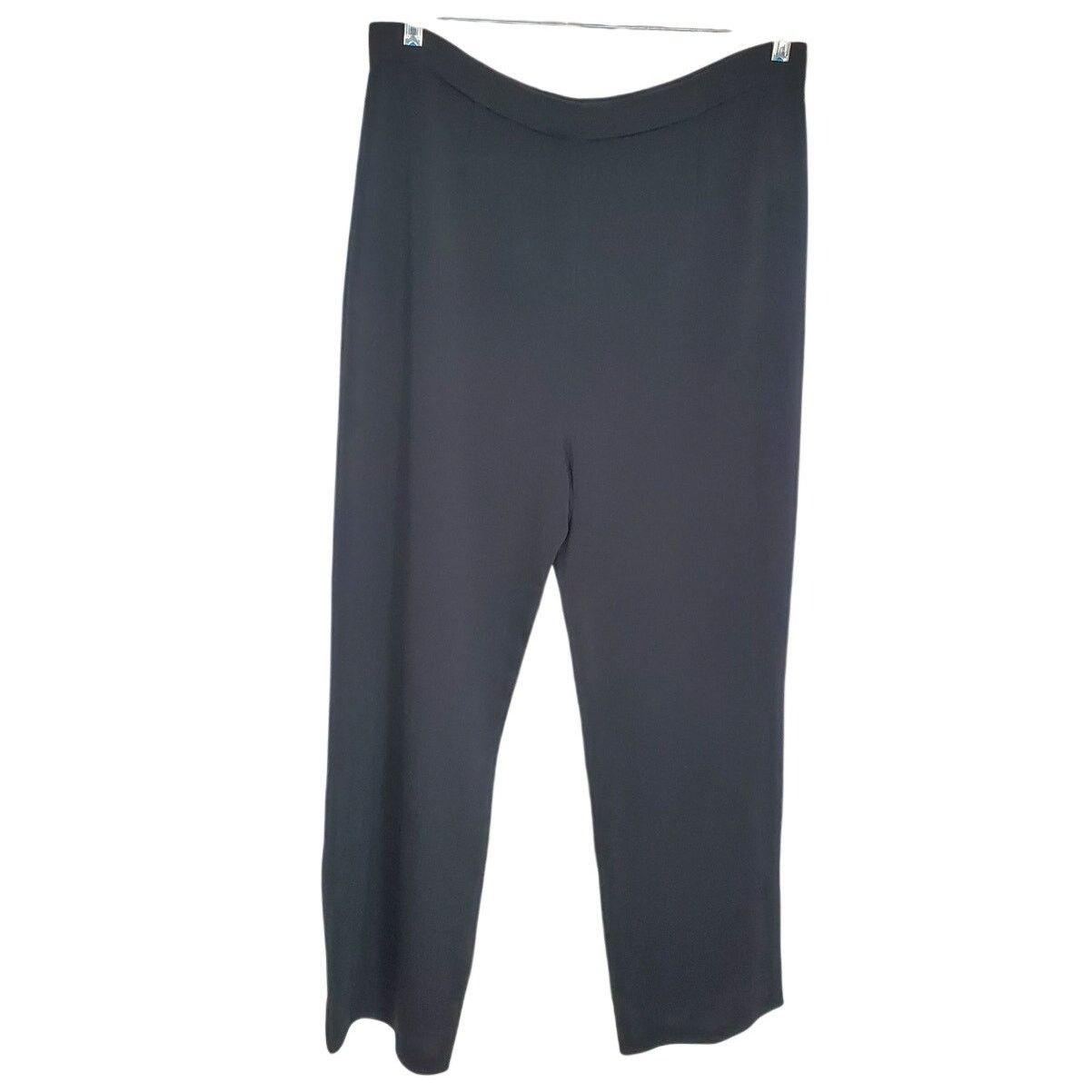 Other Marlis Black Vintage Stretch Slim Leg Pants Size L Size 34" / US 12 / IT 48 - 2 Thumbnail