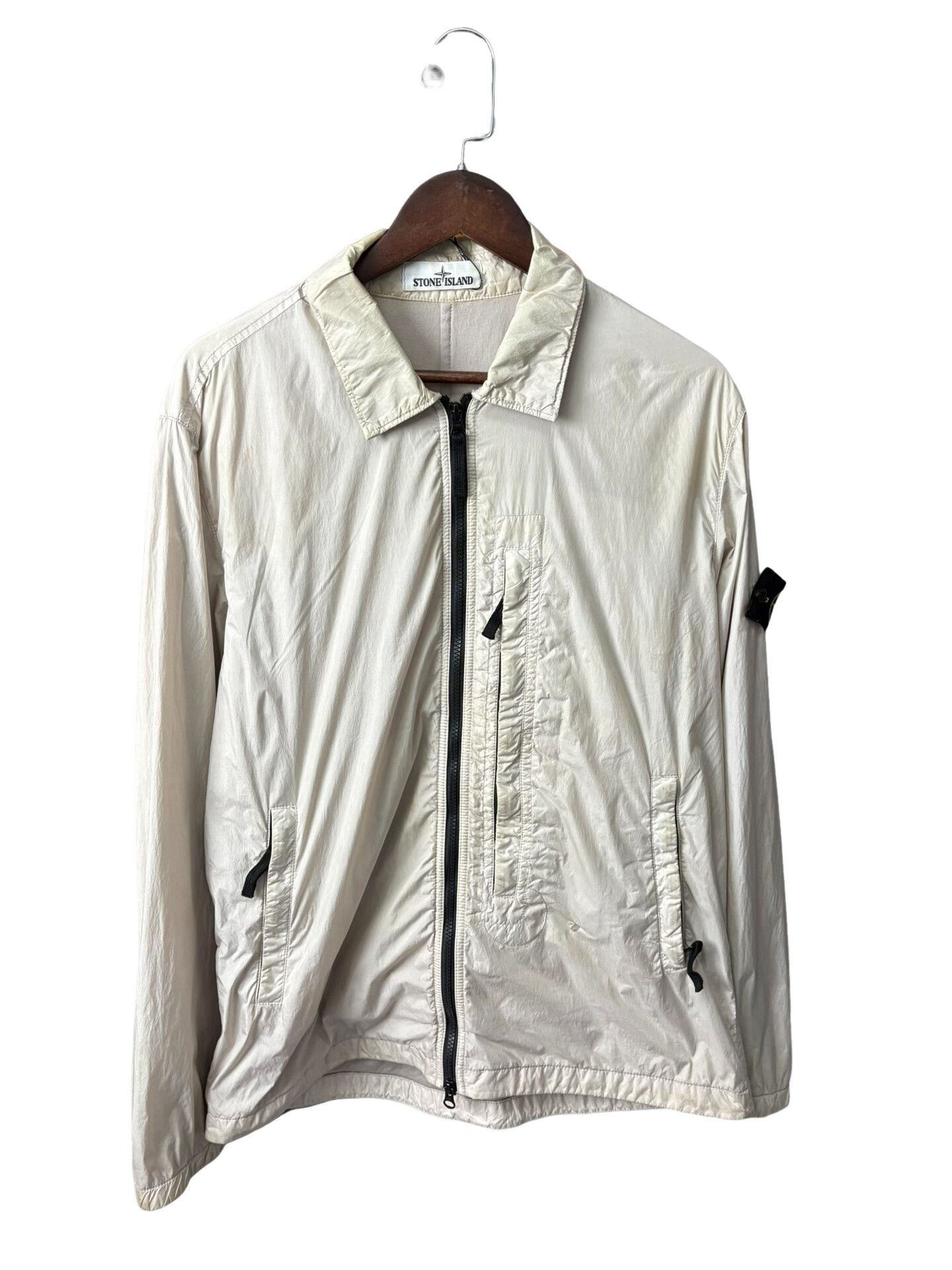 Stone Island Stone Island Crinkled Nylon Zip Jacket L Size US L / EU 52-54 / 3 - 1 Thumbnail