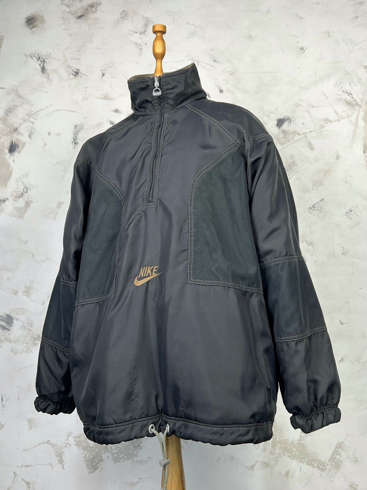 Nike Vintage Nike Reversible Anorak Fleece Jacket Big Logo XL Size US XL / EU 56 / 4 - 8 Thumbnail